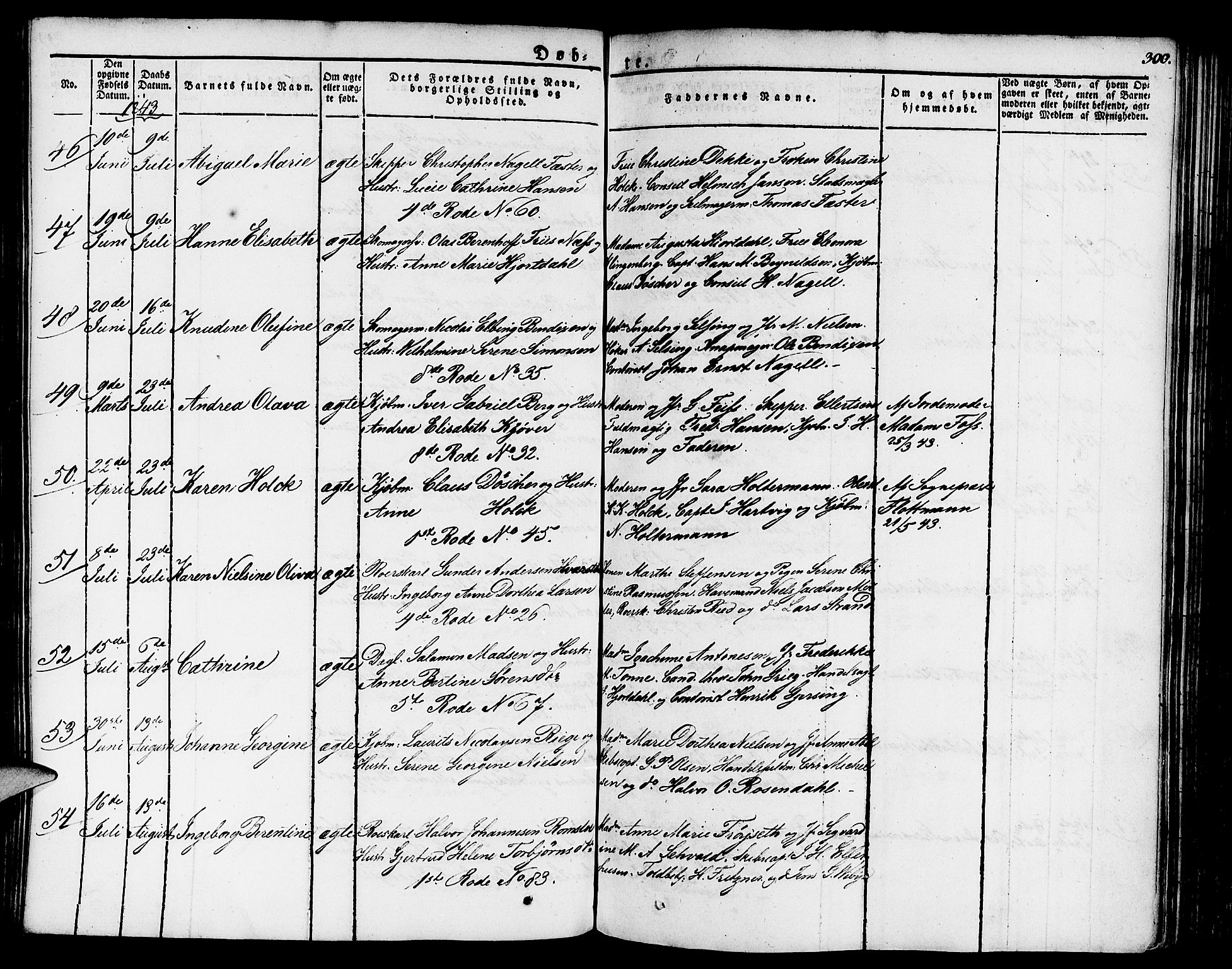 Nykirken Sokneprestembete, AV/SAB-A-77101/H/Haa/L0012: Parish register (official) no. A 12, 1821-1844, p. 300