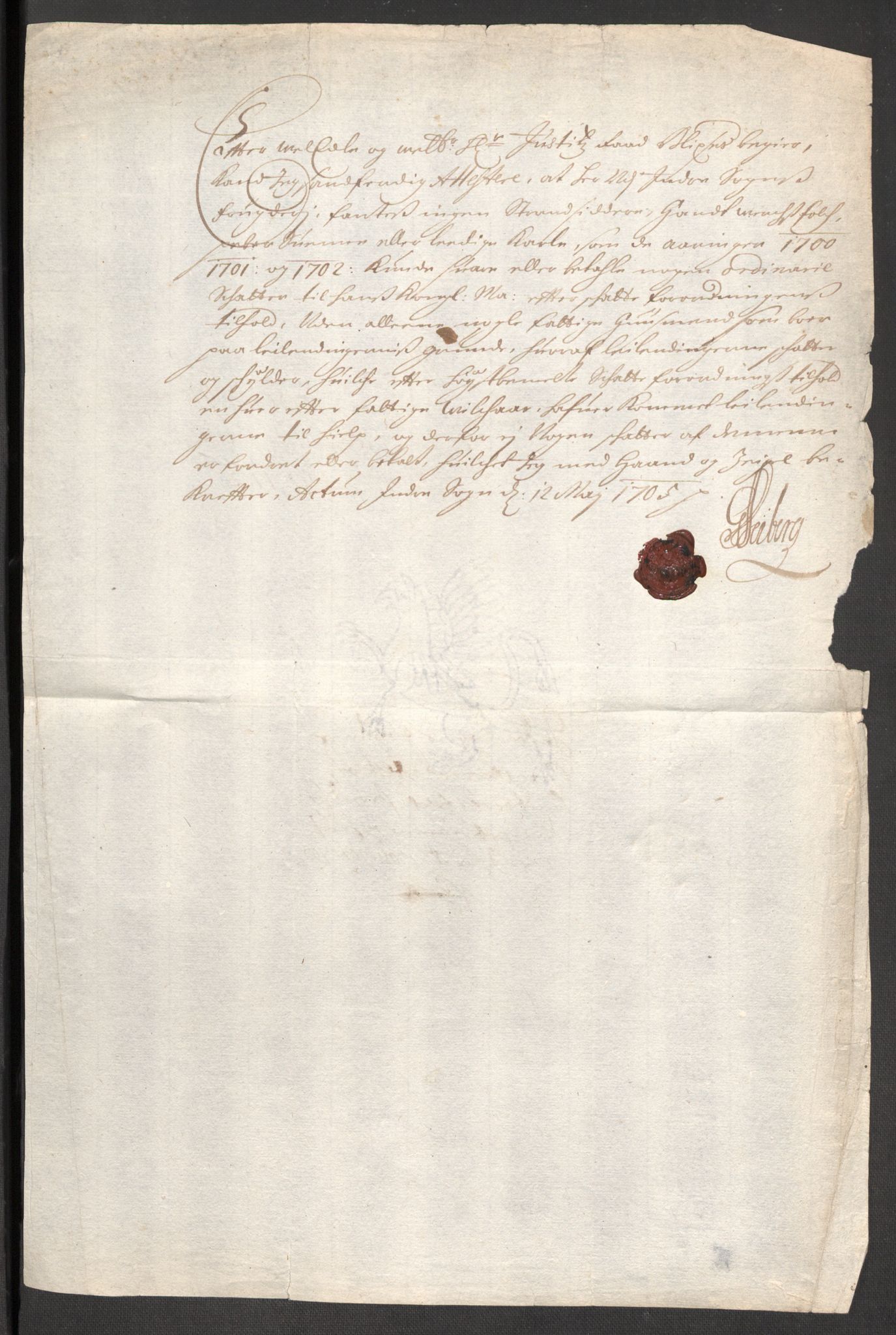 Rentekammeret inntil 1814, Reviderte regnskaper, Fogderegnskap, AV/RA-EA-4092/R52/L3312: Fogderegnskap Sogn, 1702, p. 309