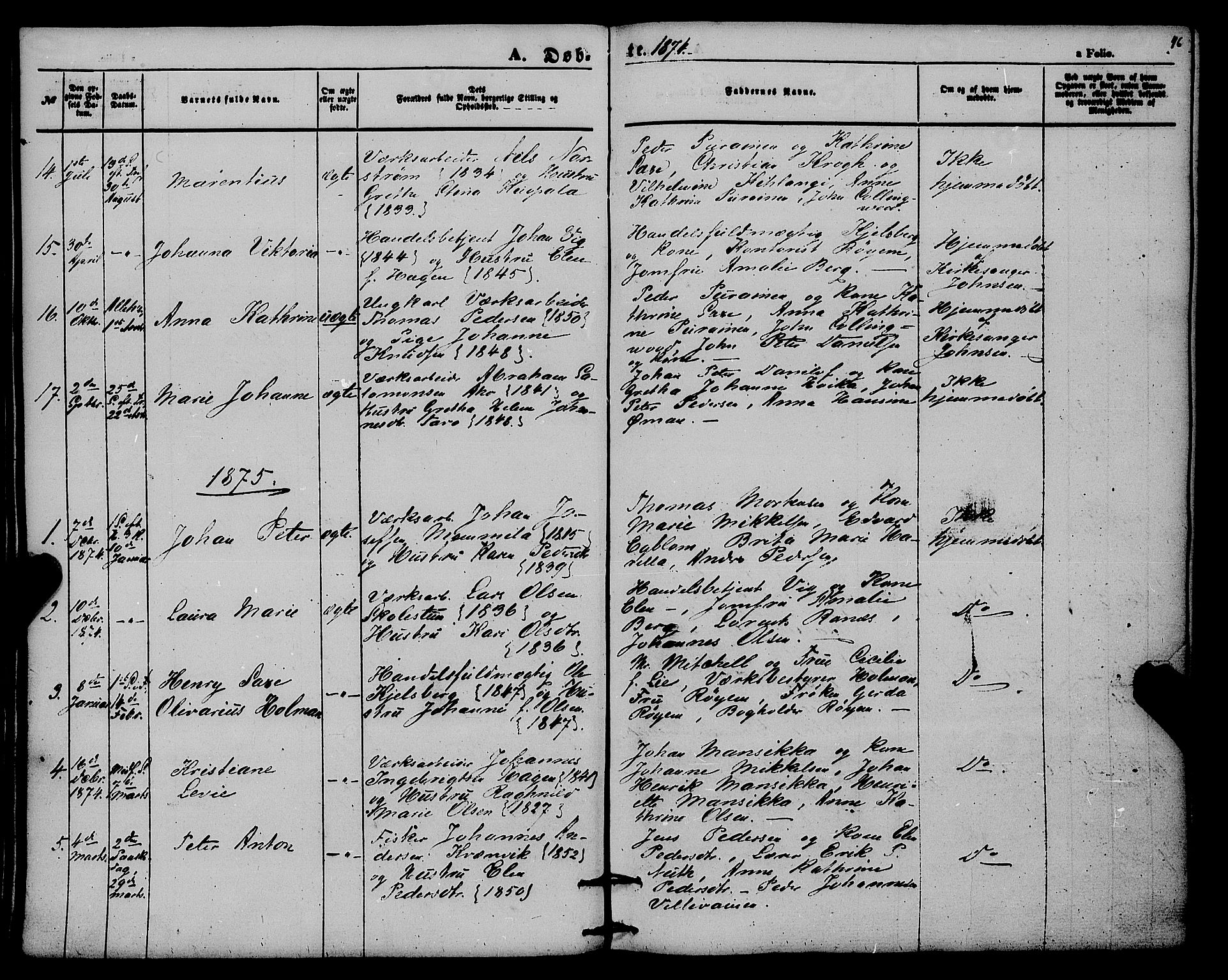 Alta sokneprestkontor, SATØ/S-1338/H/Ha/L0004.kirke: Parish register (official) no. 4, 1858-1880, p. 46