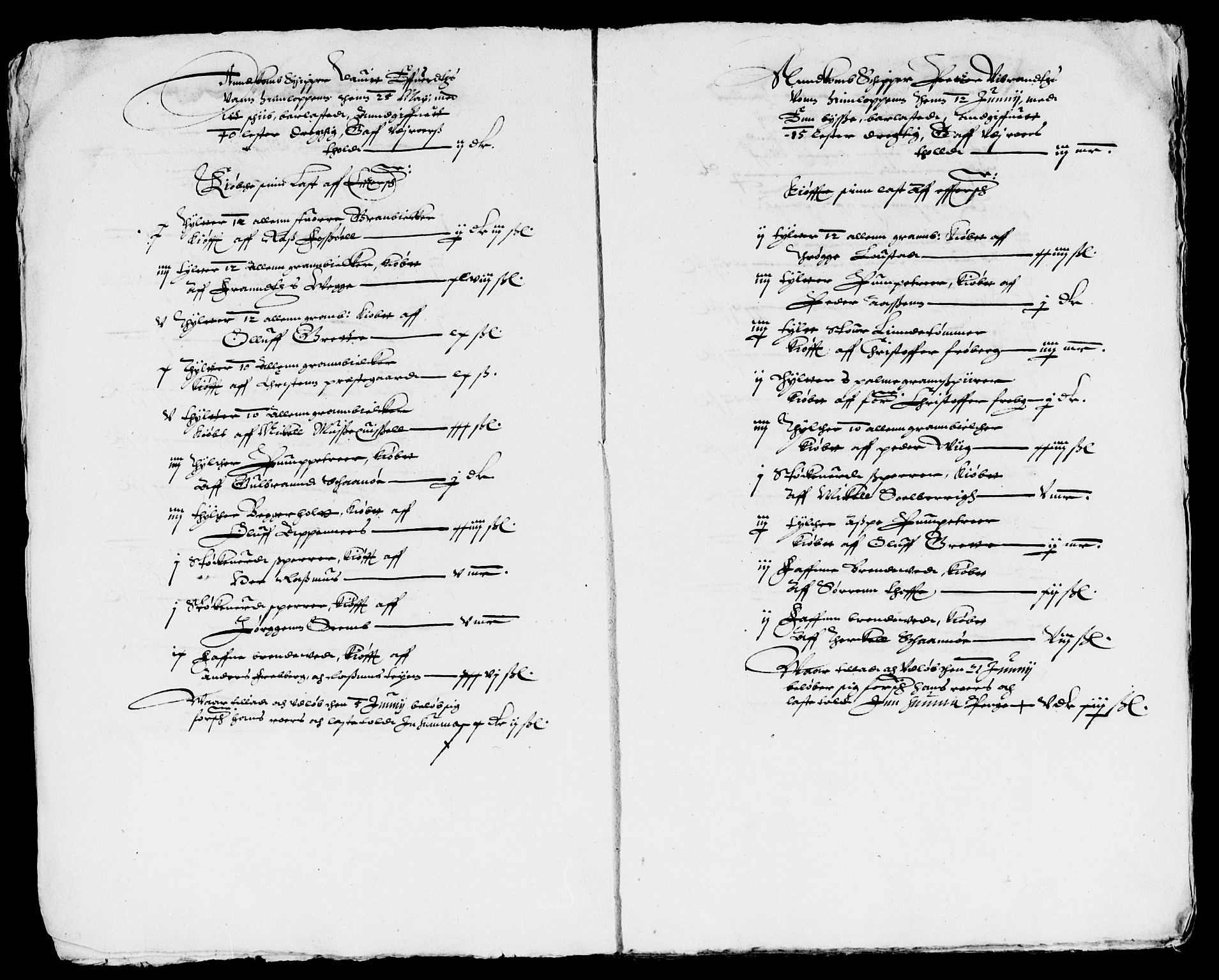 Rentekammeret inntil 1814, Reviderte regnskaper, Lensregnskaper, AV/RA-EA-5023/R/Rb/Rbo/L0001: Tønsberg len, 1584-1612