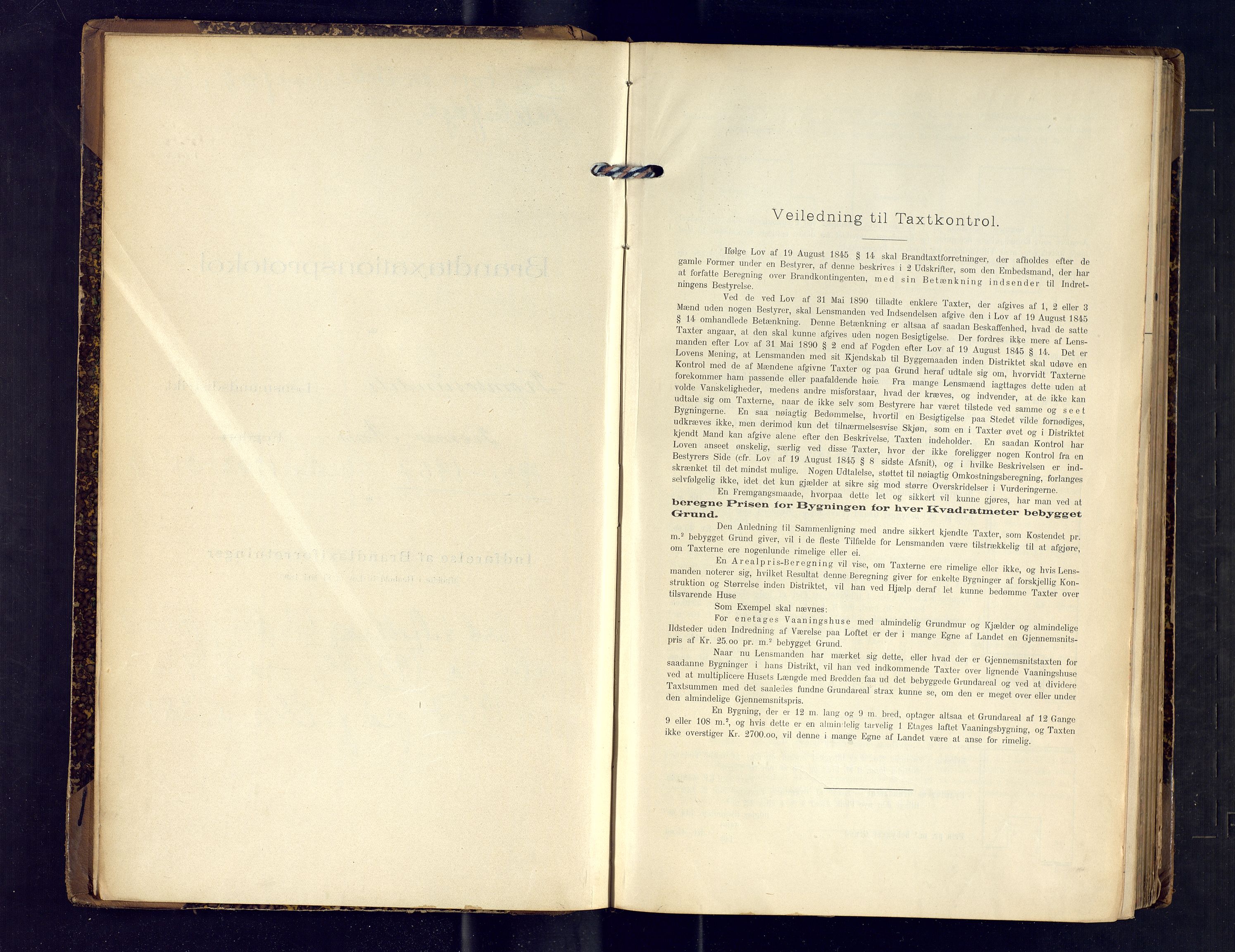 Tromsøysund lensmannskontor, SATØ/SATØ-12/F/Fs/Fsb/L0736: Branntakstprotokoll (S). Med register, 1901-1907