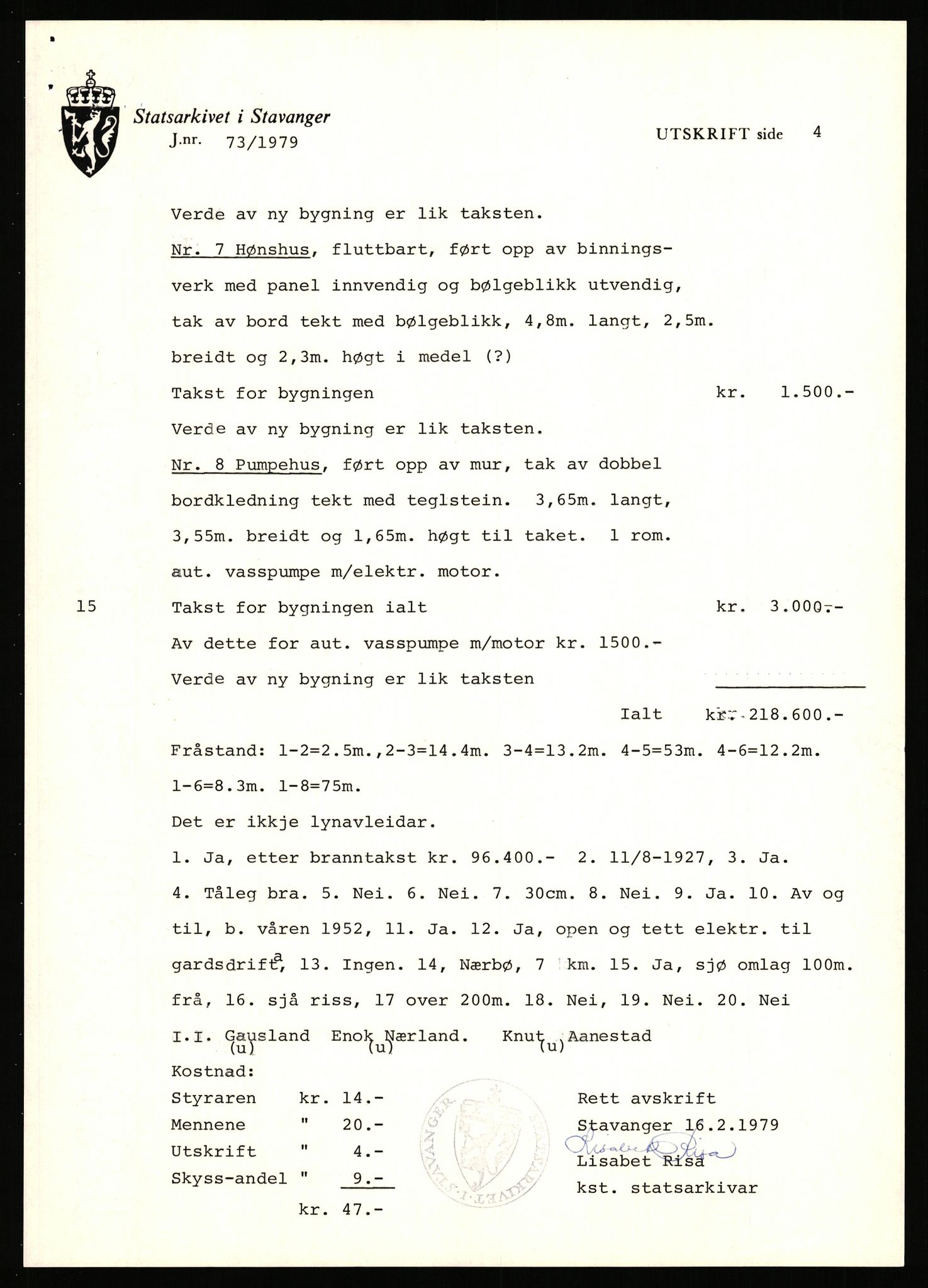 Statsarkivet i Stavanger, AV/SAST-A-101971/03/Y/Yj/L0066: Avskrifter sortert etter gårdsnavn: Pedersro - Prestegården i Suldal, 1750-1930, p. 543