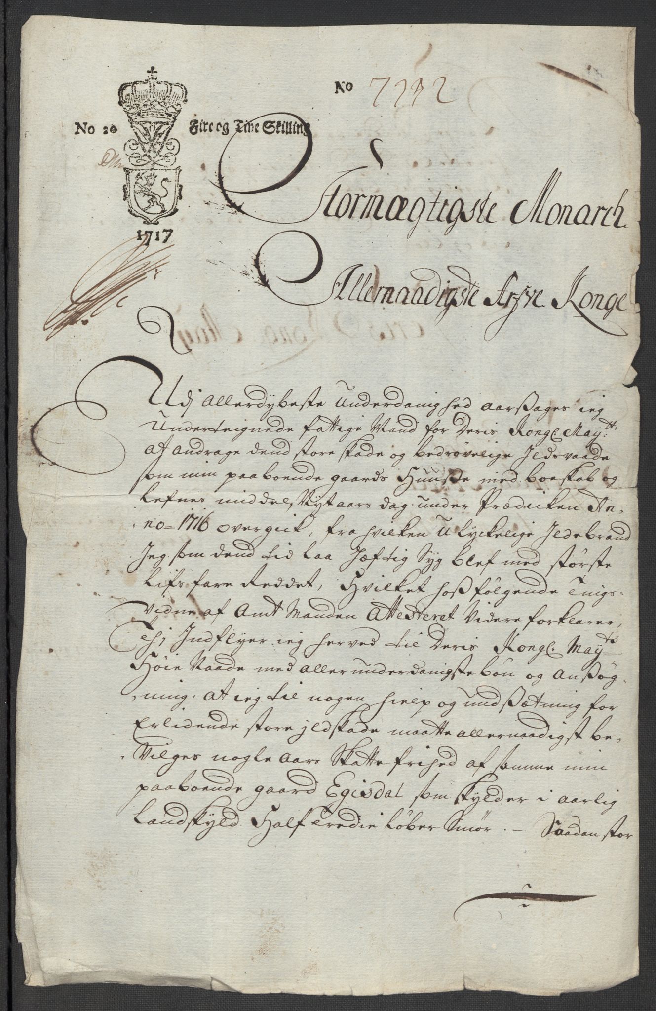 Rentekammeret inntil 1814, Reviderte regnskaper, Fogderegnskap, AV/RA-EA-4092/R47/L2870: Fogderegnskap Ryfylke, 1717, p. 344