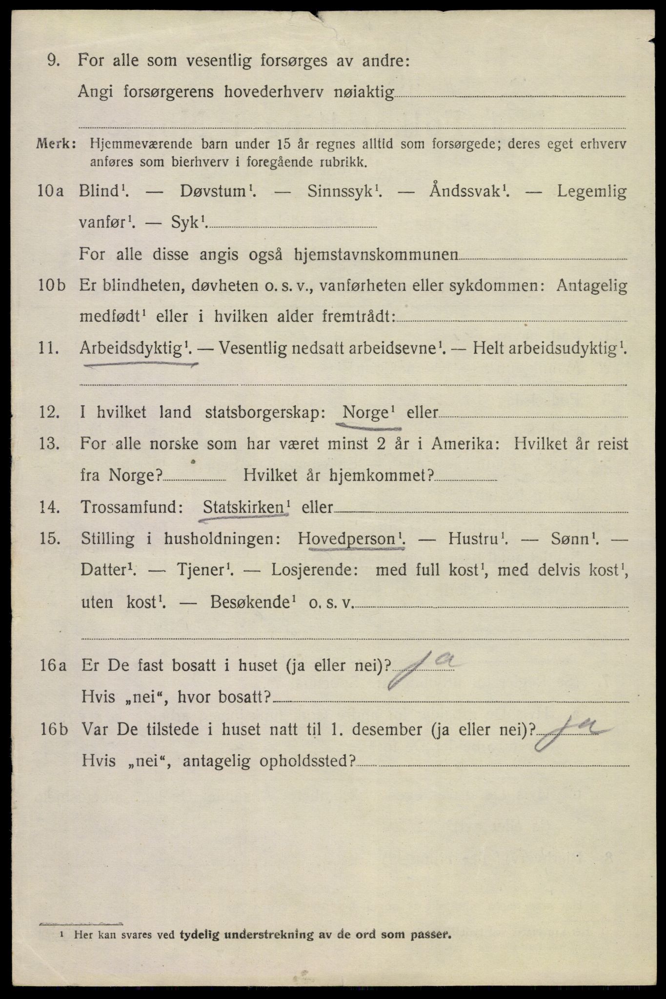 SAKO, 1920 census for Tinn, 1920, p. 23549