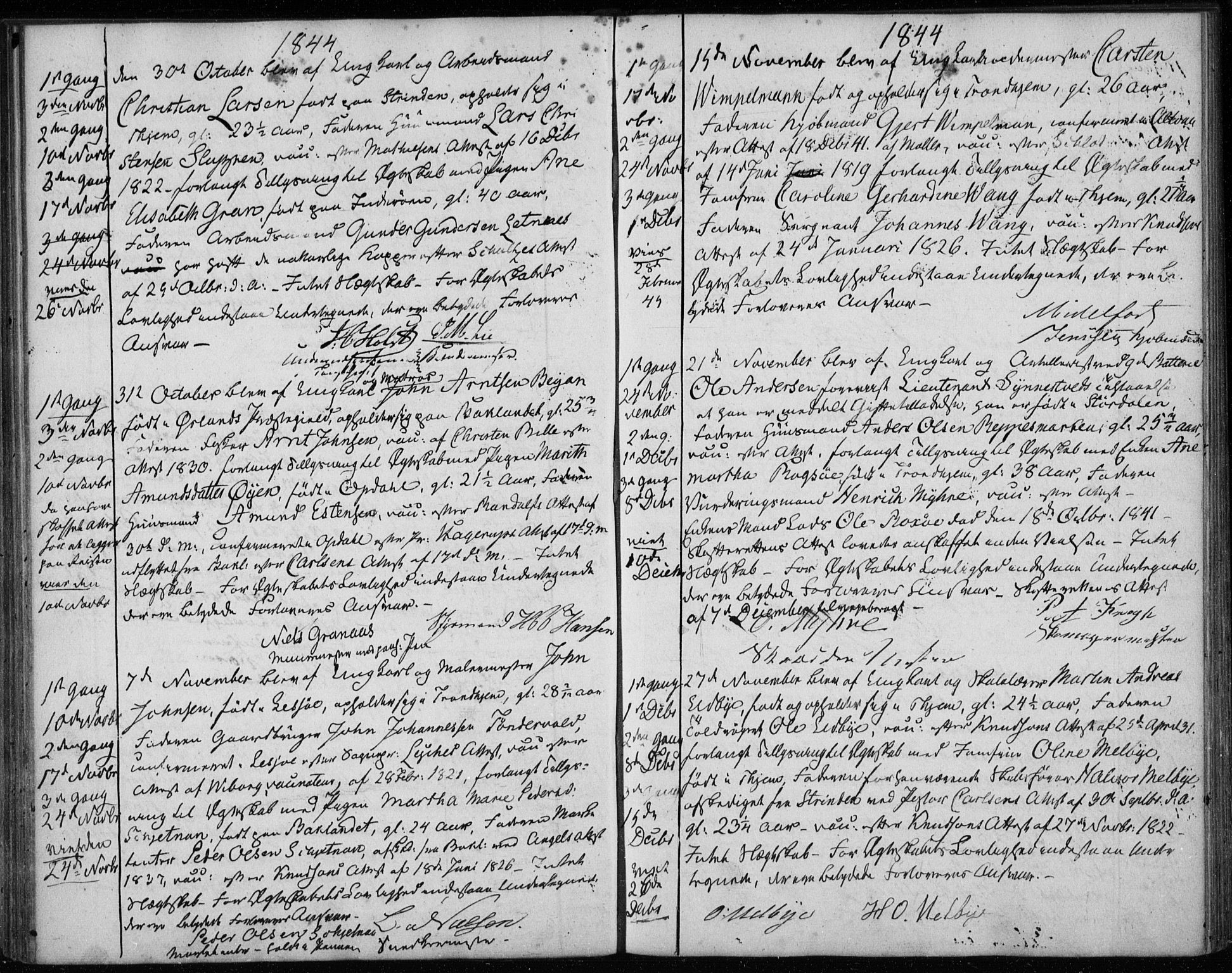 Ministerialprotokoller, klokkerbøker og fødselsregistre - Sør-Trøndelag, AV/SAT-A-1456/601/L0050: Parish register (official) no. 601A18, 1841-1852