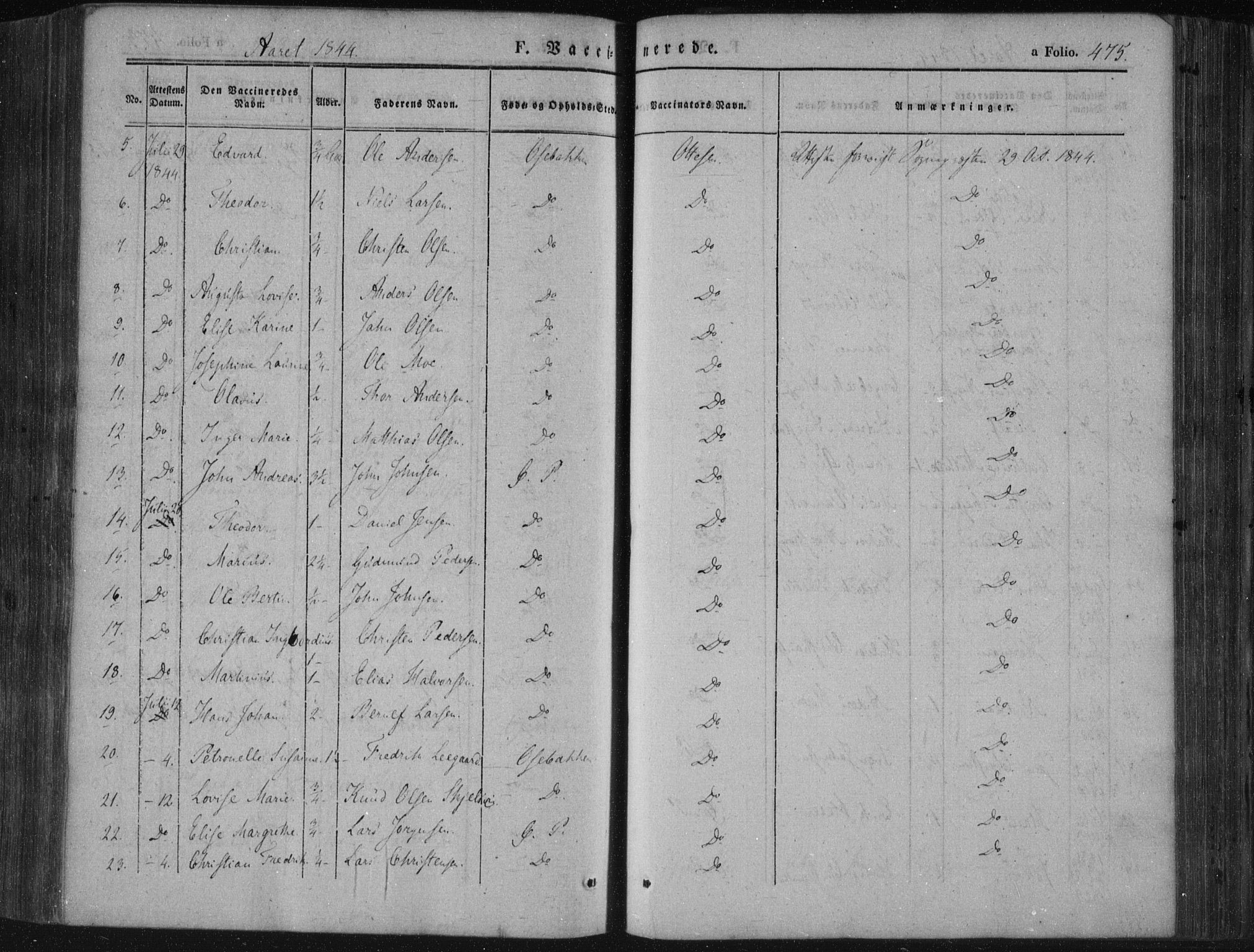 Porsgrunn kirkebøker , SAKO/A-104/F/Fa/L0006: Parish register (official) no. 6, 1841-1857, p. 475