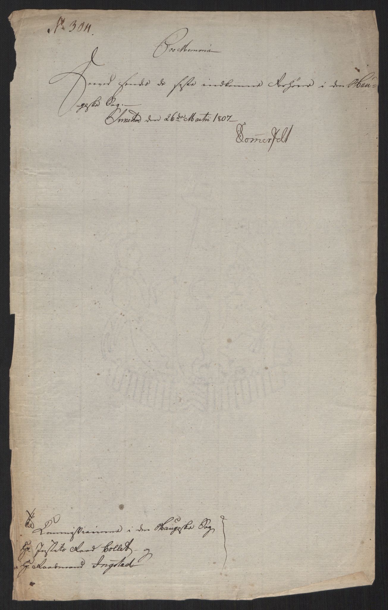 Justisdepartementet, Kommisjon i saken mot Hans Nielsen Hauge 1804, RA/S-1151/D/L0004: Hans Nielsen Hauges sak, 1813, p. 630