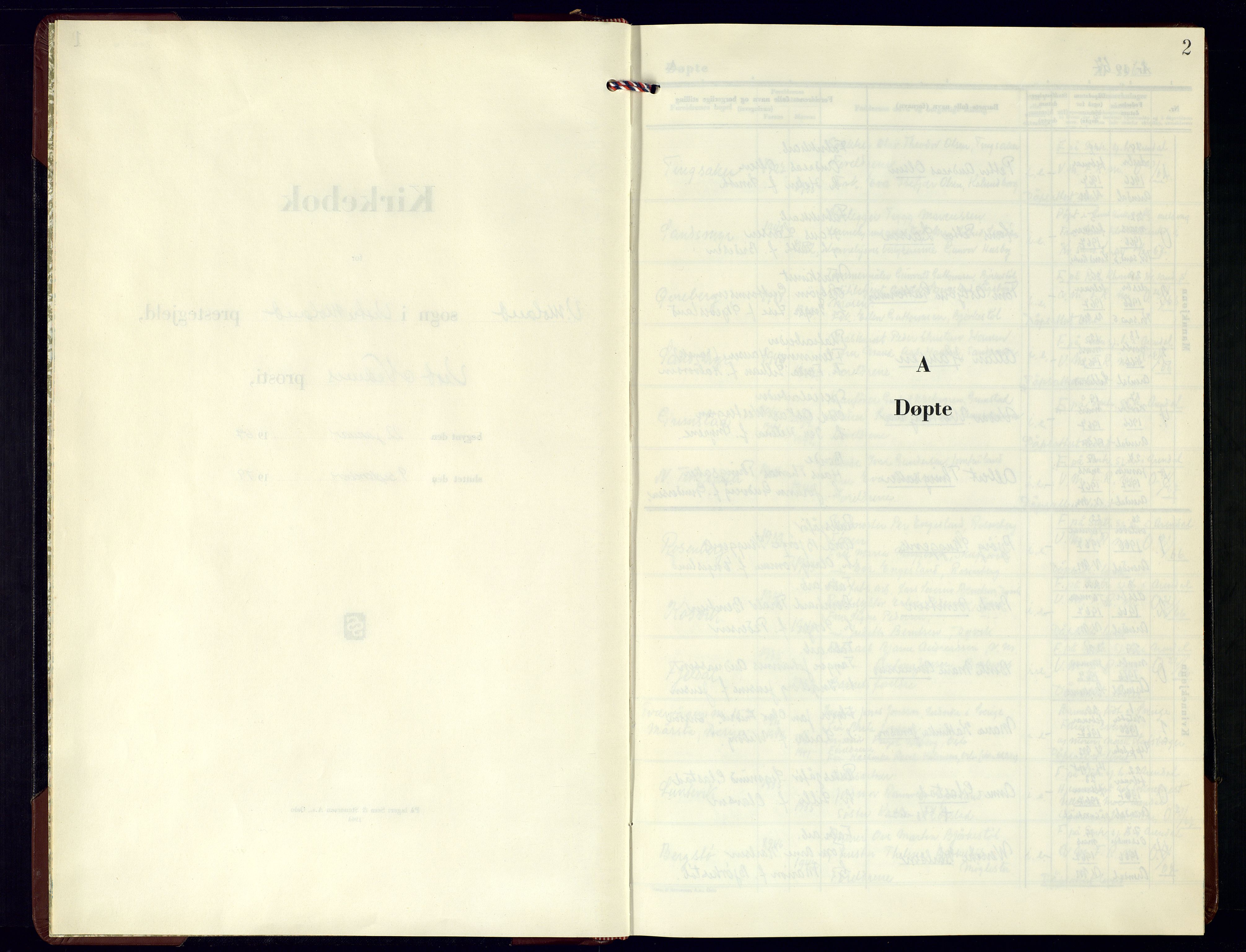 Vestre Moland sokneprestkontor, SAK/1111-0046/F/Fb/Fbb/L0009: Parish register (copy) no. B-9, 1967-1979, p. 2