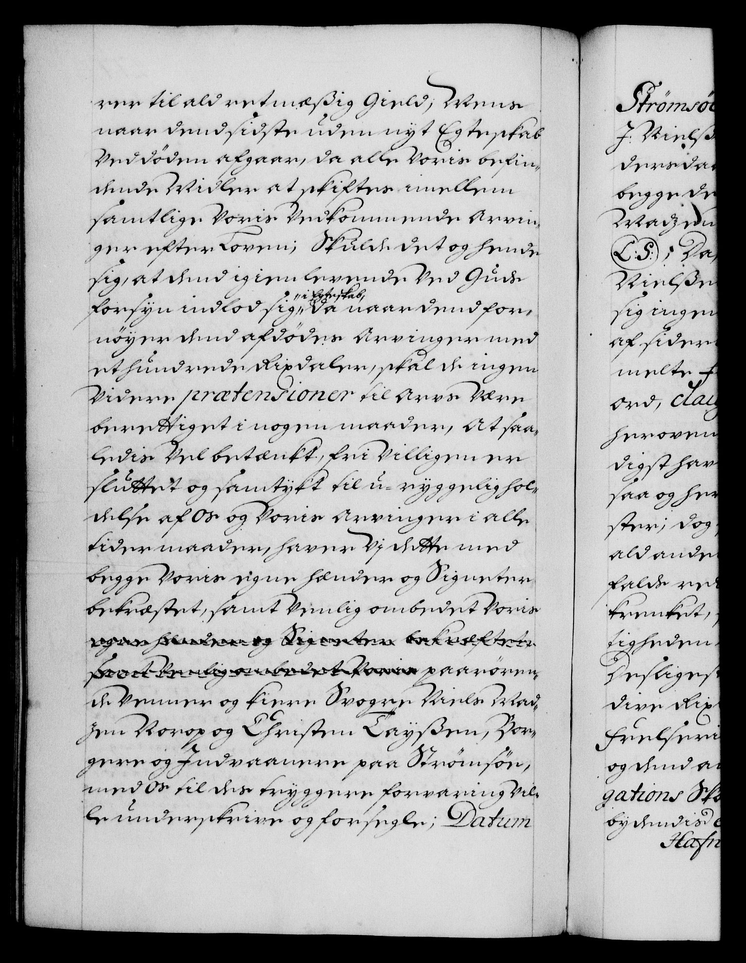 Danske Kanselli 1572-1799, RA/EA-3023/F/Fc/Fca/Fcaa/L0018: Norske registre, 1699-1703, p. 477b