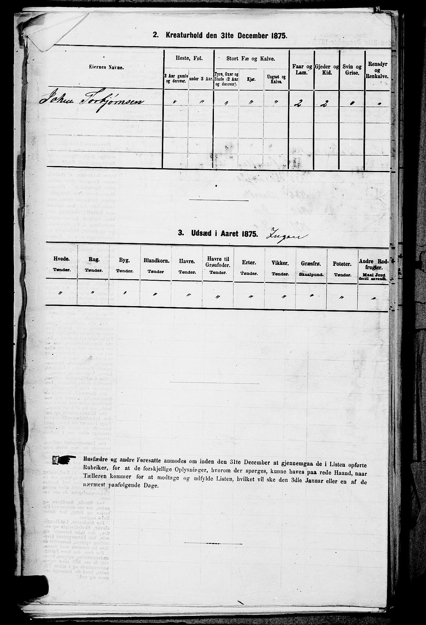 SAKO, 1875 census for 0814L Bamble/Bamble, 1875, p. 1039