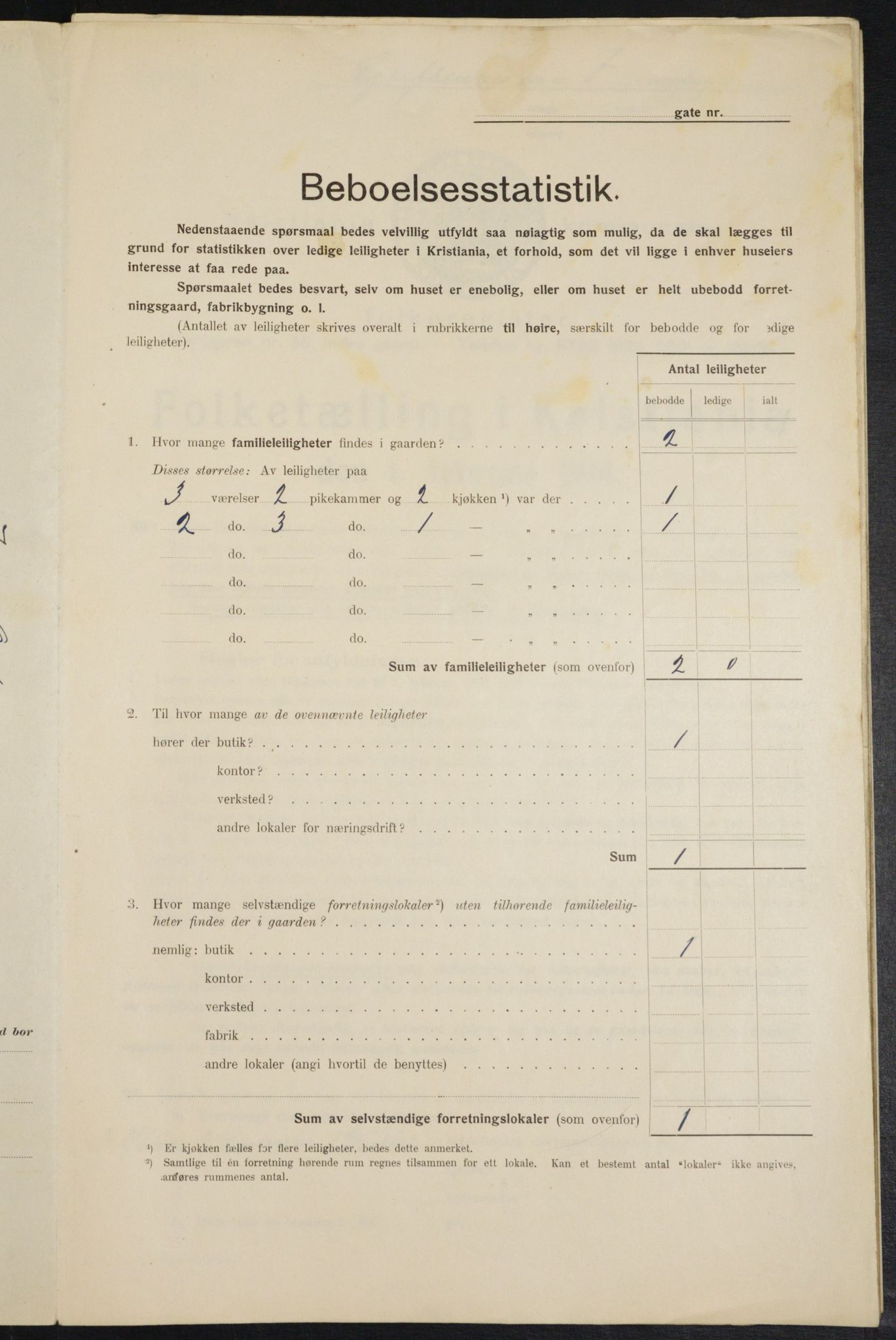 OBA, Municipal Census 1914 for Kristiania, 1914, p. 29657