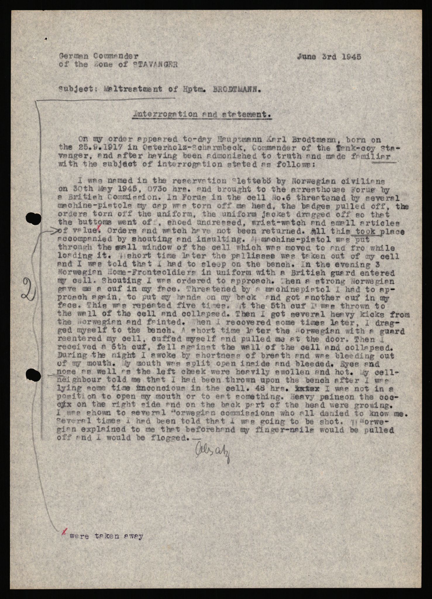 Deutscher Oberbefehlshaber Norwegen (DOBN), AV/RA-RAFA-2197/D/Dl/L0119: DB Zone Stavanger Abt. Ic, 1945, p. 107
