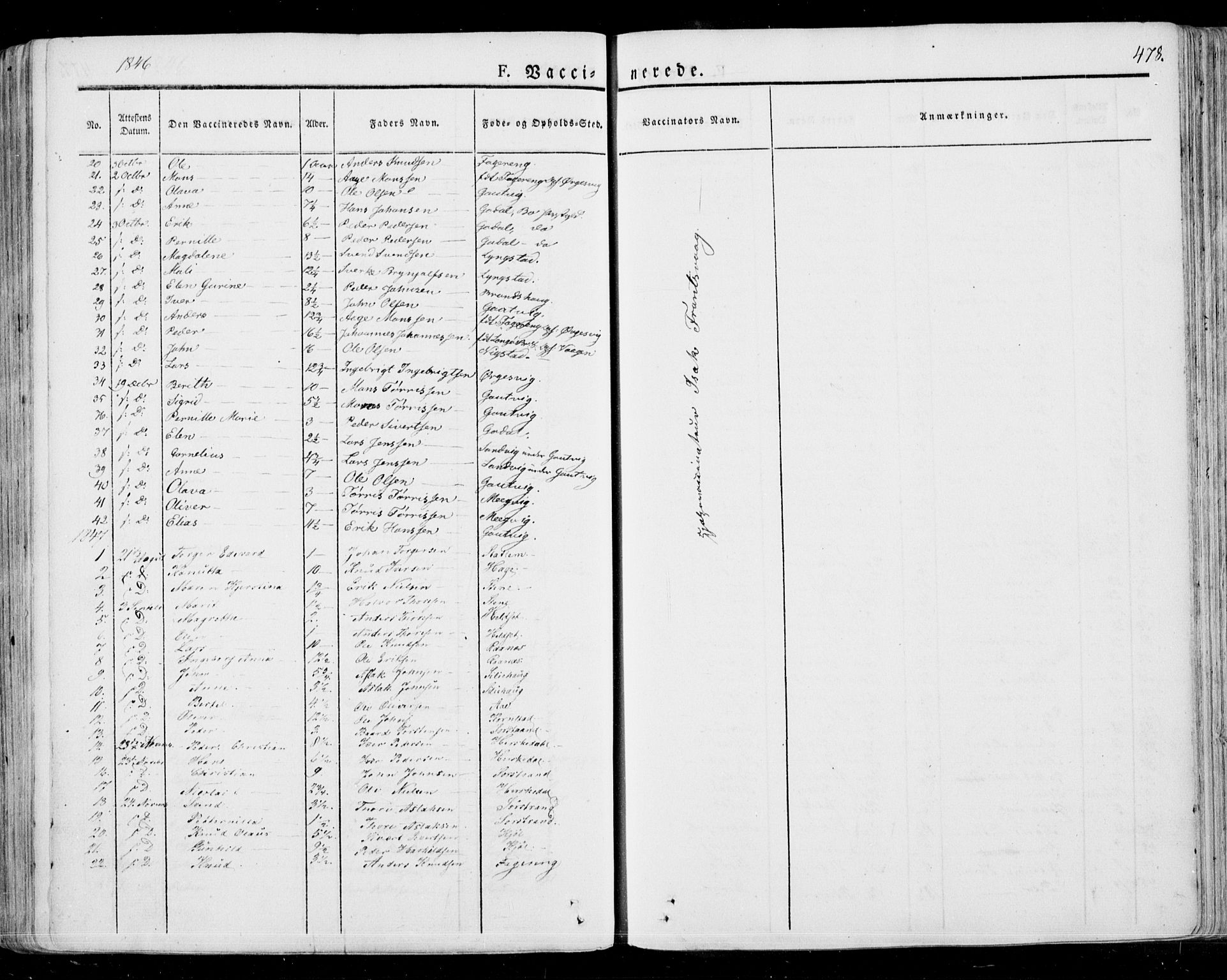 Ministerialprotokoller, klokkerbøker og fødselsregistre - Møre og Romsdal, SAT/A-1454/568/L0803: Parish register (official) no. 568A10, 1830-1853, p. 478