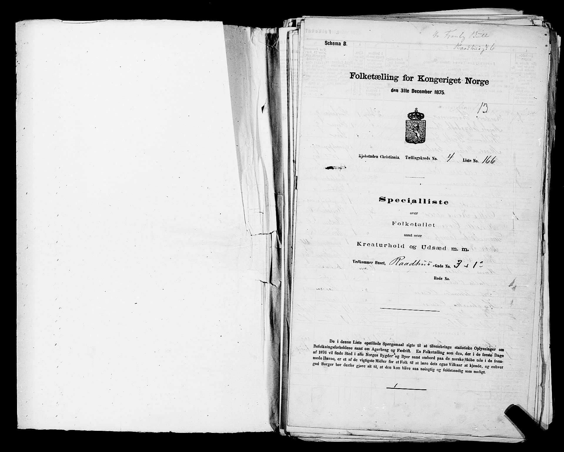 RA, 1875 census for 0301 Kristiania, 1875, p. 513