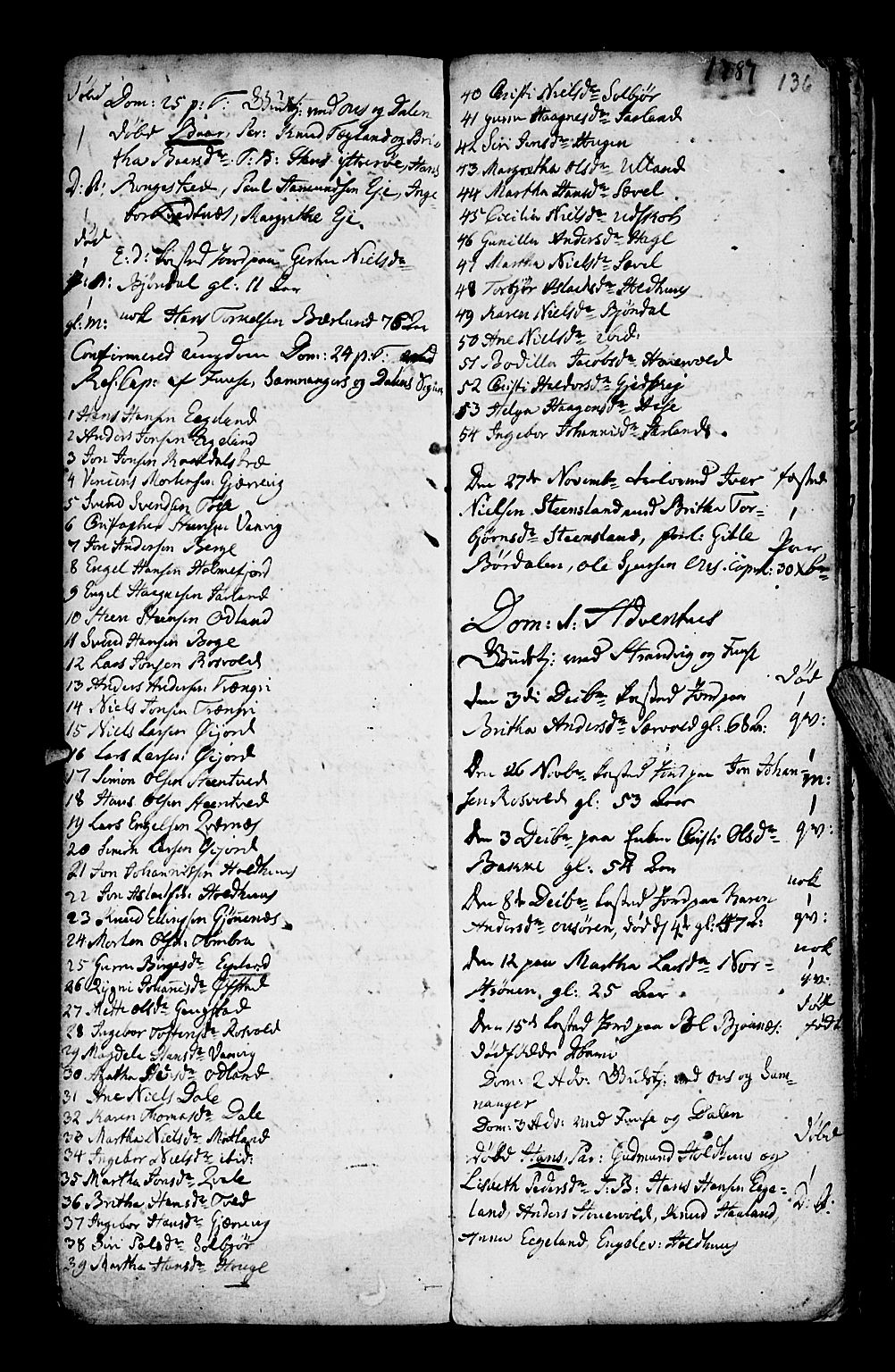 Os sokneprestembete, SAB/A-99929: Parish register (official) no. A 10, 1779-1788, p. 136