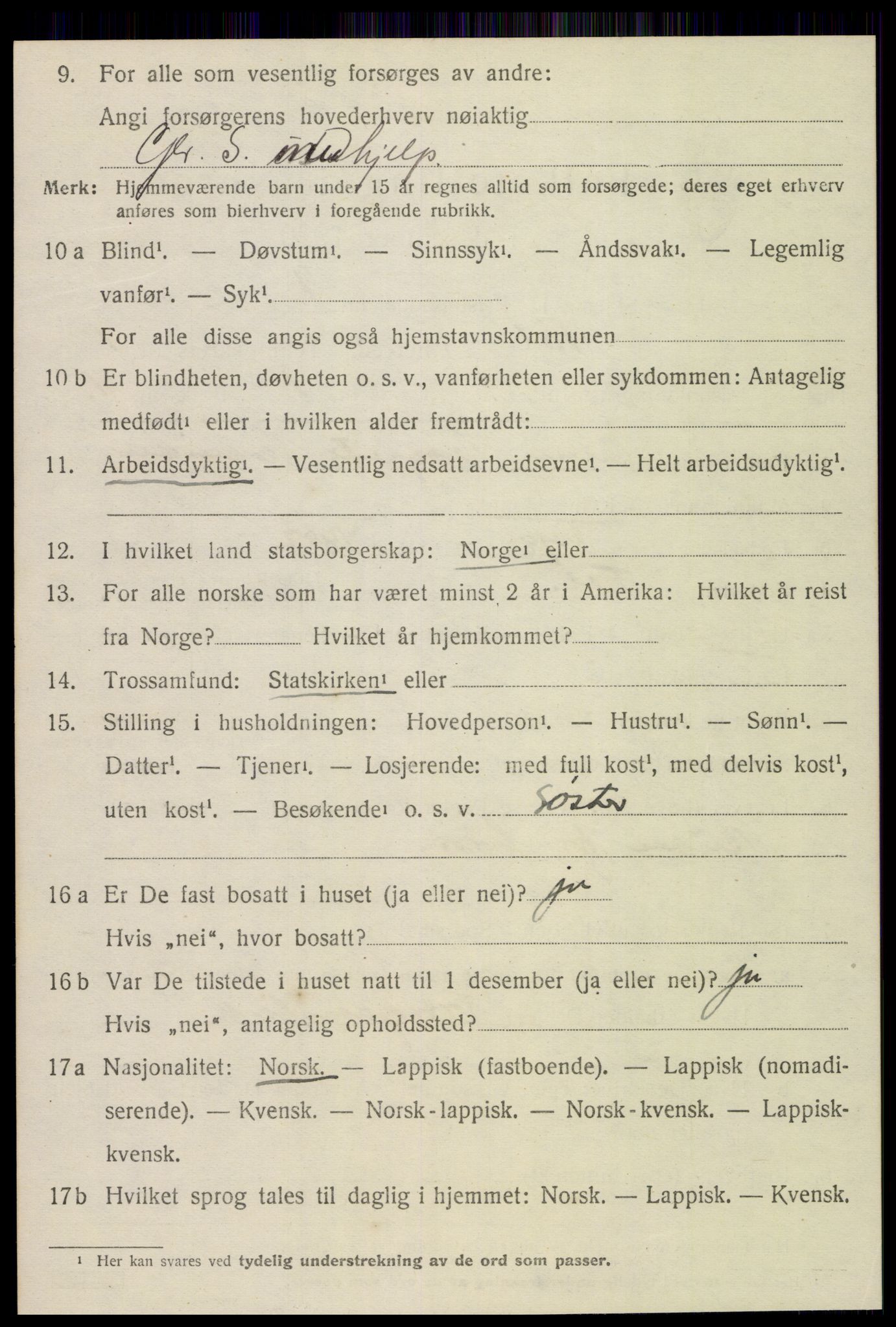 SAT, 1920 census for Frol, 1920, p. 890