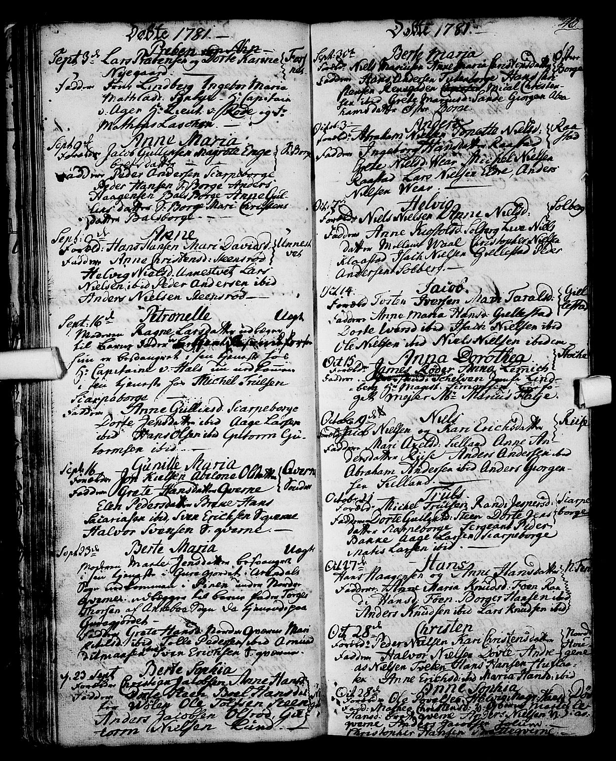 Stokke kirkebøker, AV/SAKO-A-320/F/Fa/L0003: Parish register (official) no. I 3, 1771-1803, p. 46
