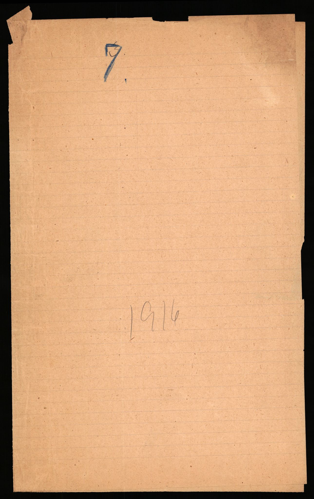 Forsvaret, Kommanderende admiral og admiralstaben, RA/RAFA-1895/D/L1190/0001: -- / Korresp. om observerte flygende objekter etc., 1916, p. 1
