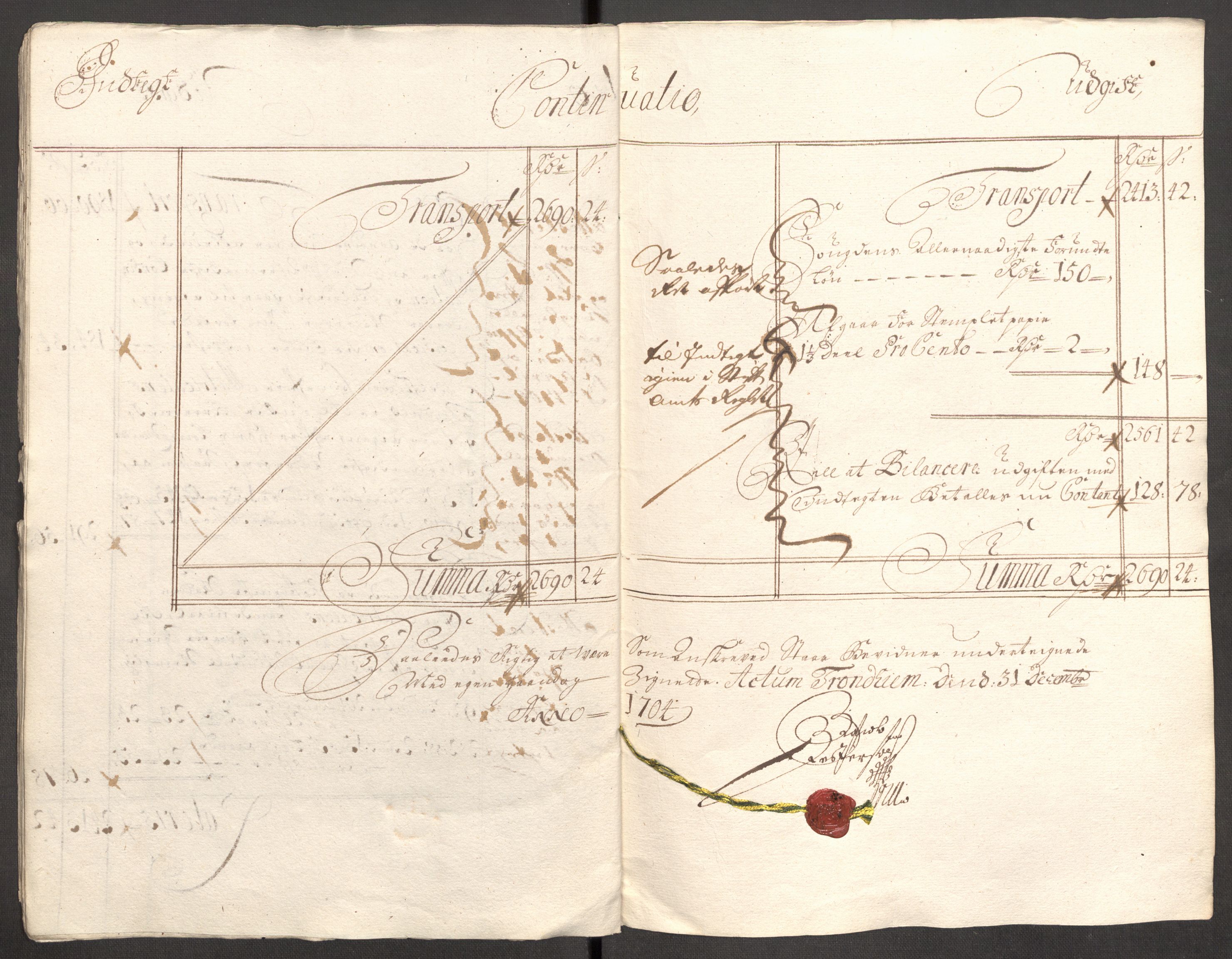 Rentekammeret inntil 1814, Reviderte regnskaper, Fogderegnskap, AV/RA-EA-4092/R64/L4428: Fogderegnskap Namdal, 1703-1704, p. 196