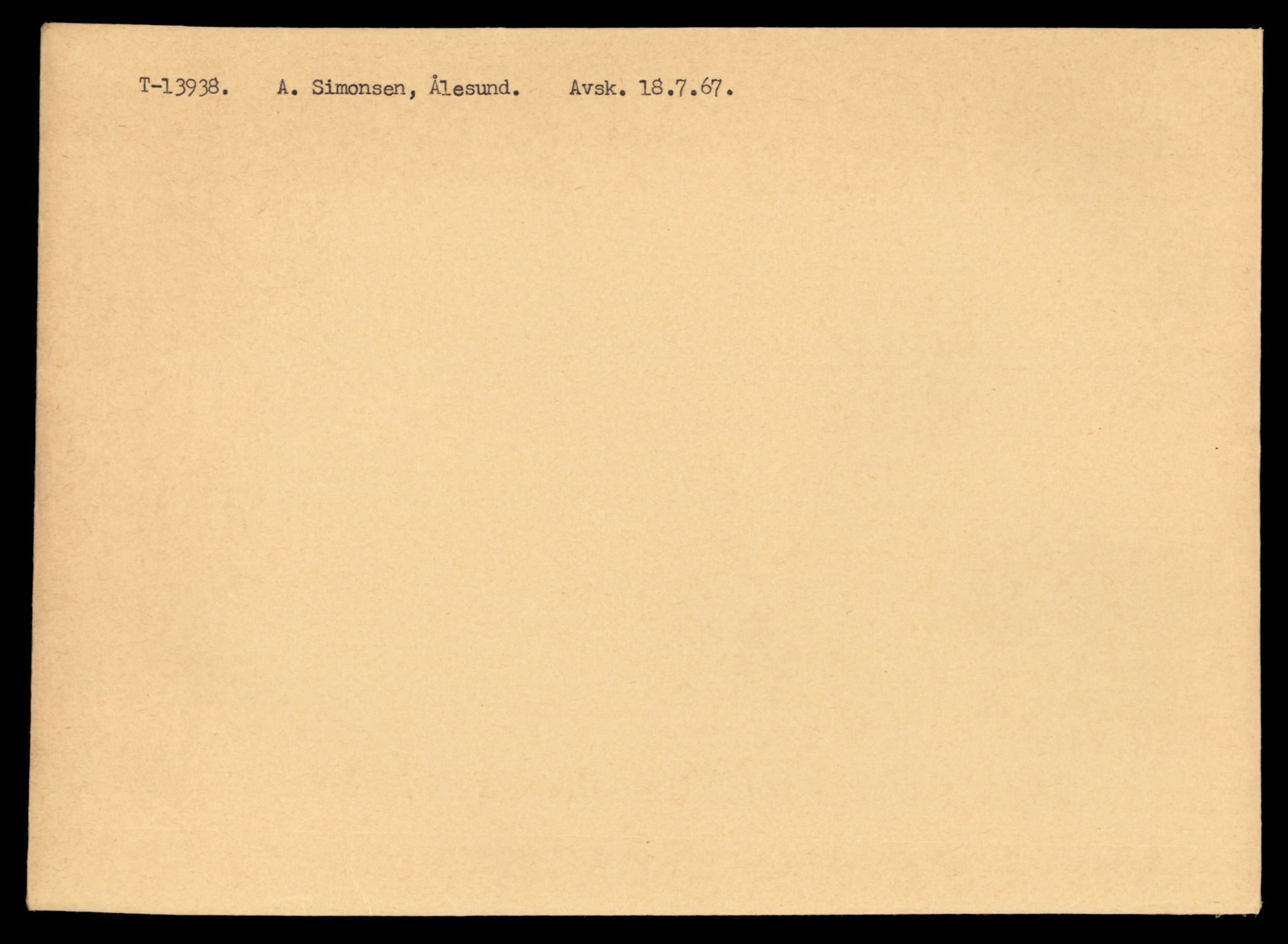 Møre og Romsdal vegkontor - Ålesund trafikkstasjon, AV/SAT-A-4099/F/Fe/L0042: Registreringskort for kjøretøy T 13906 - T 14079, 1927-1998, p. 538