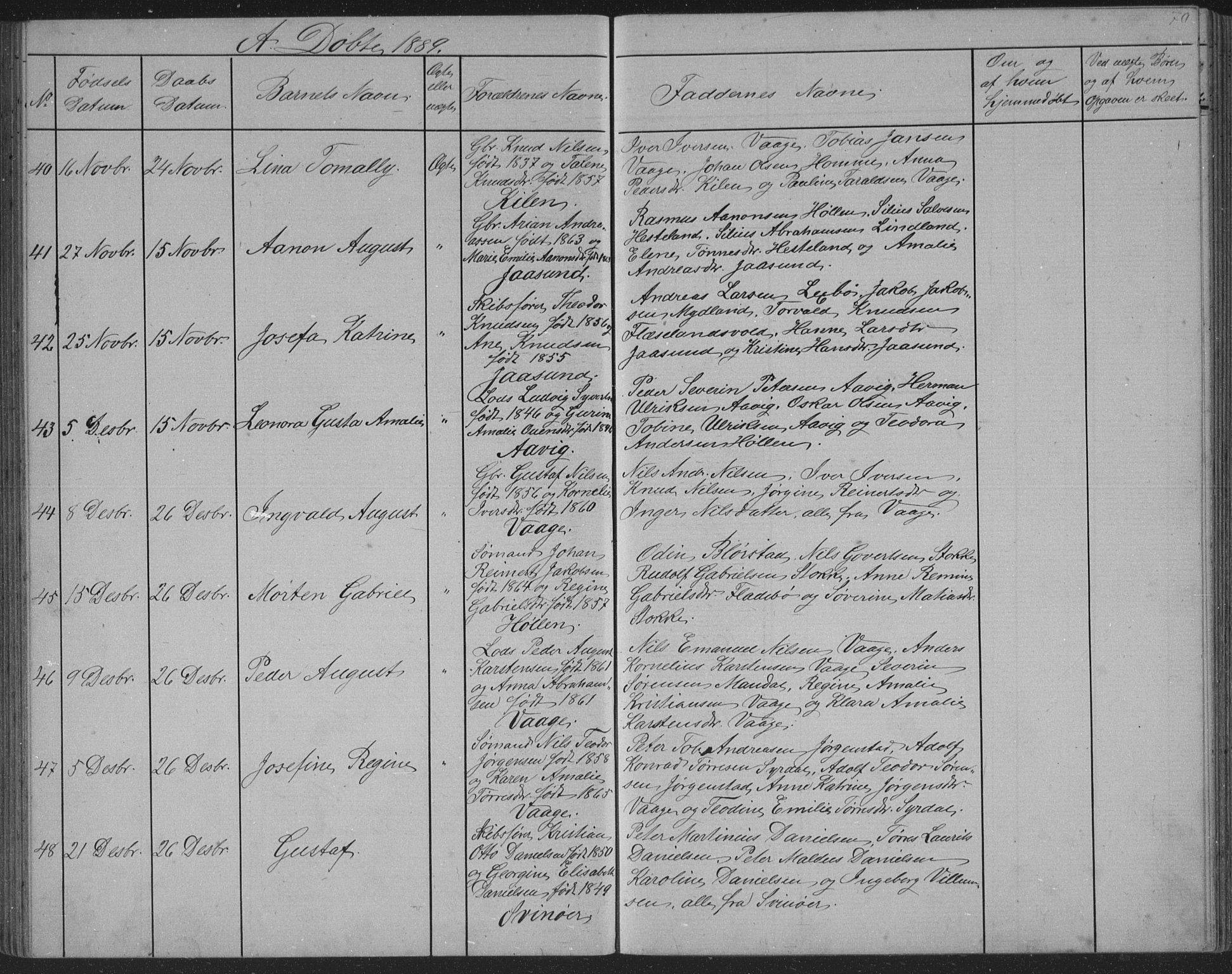 Sør-Audnedal sokneprestkontor, AV/SAK-1111-0039/F/Fb/Fba/L0003: Parish register (copy) no. B 3, 1879-1893, p. 70