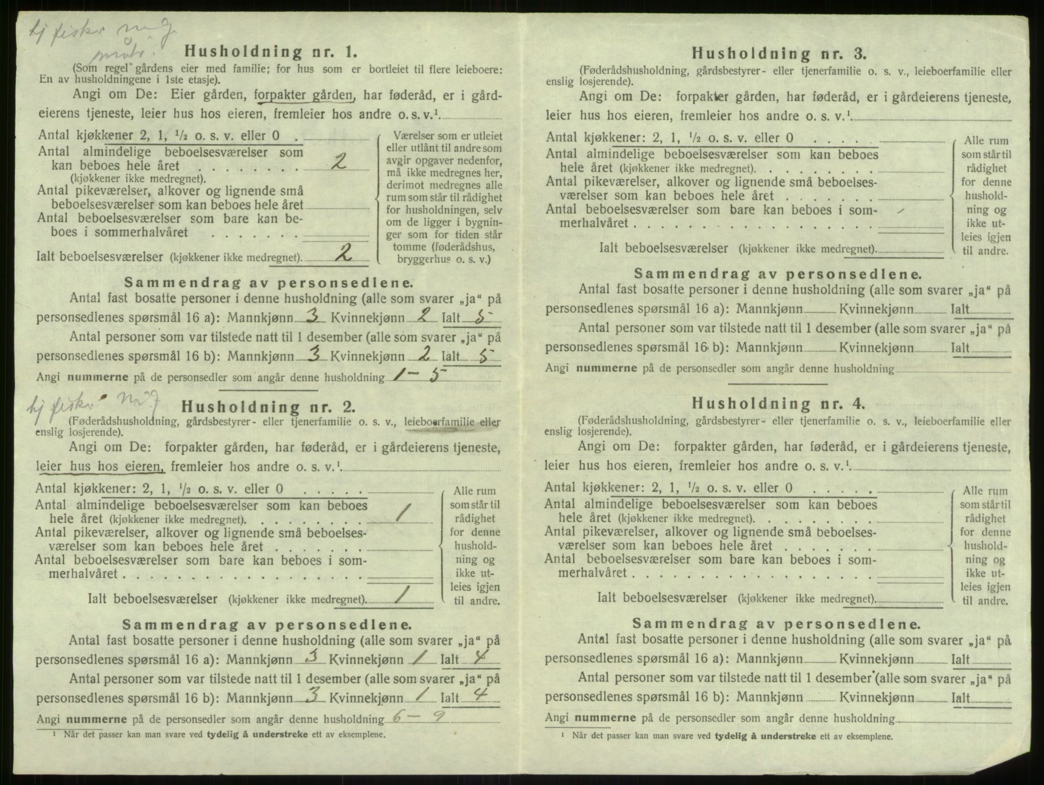 SAB, 1920 census for Herdla, 1920, p. 1178