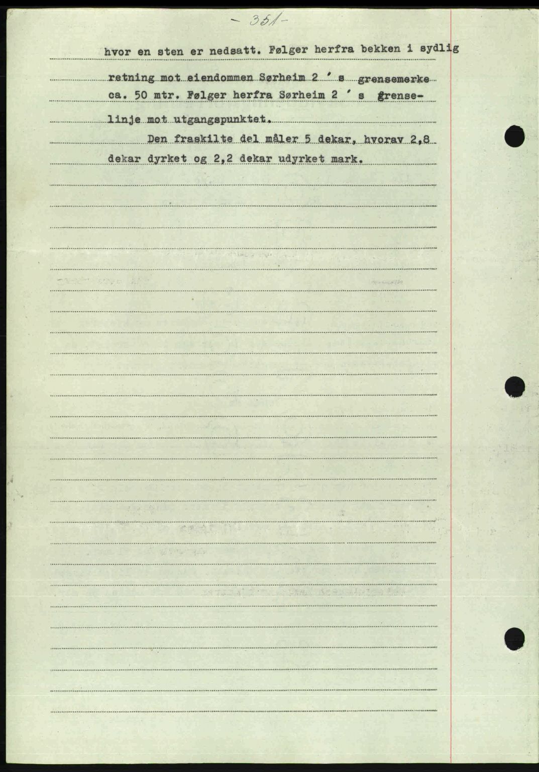 Gauldal sorenskriveri, SAT/A-0014/1/2/2C: Mortgage book no. A2, 1946-1946, Diary no: : 477/1946