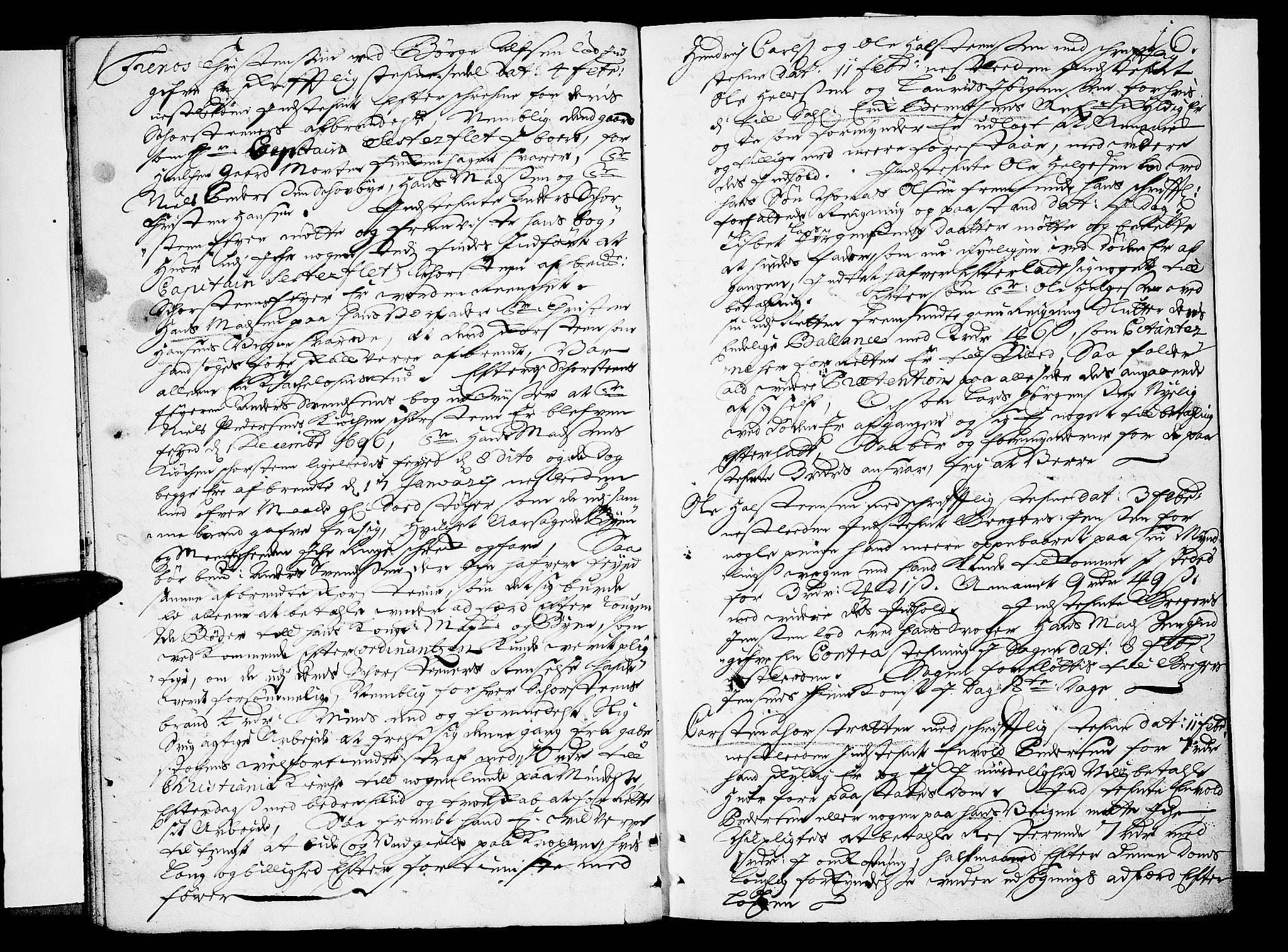 Christiania byfogd, AV/SAO-A-11543/F/Fb/L0025: Tingbok, 1697, p. 15b-16a