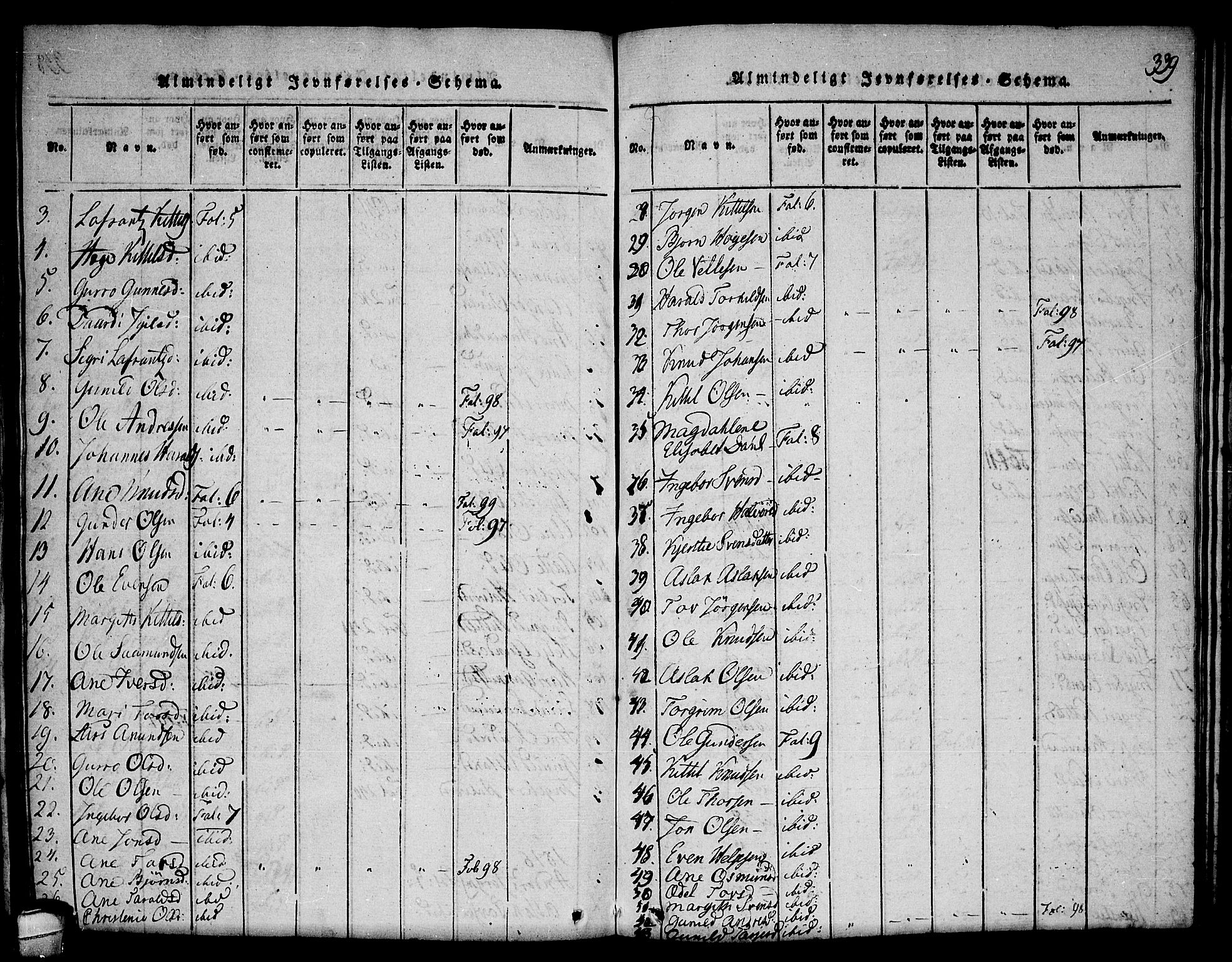 Seljord kirkebøker, SAKO/A-20/F/Fa/L0010: Parish register (official) no. I 10, 1815-1831, p. 339