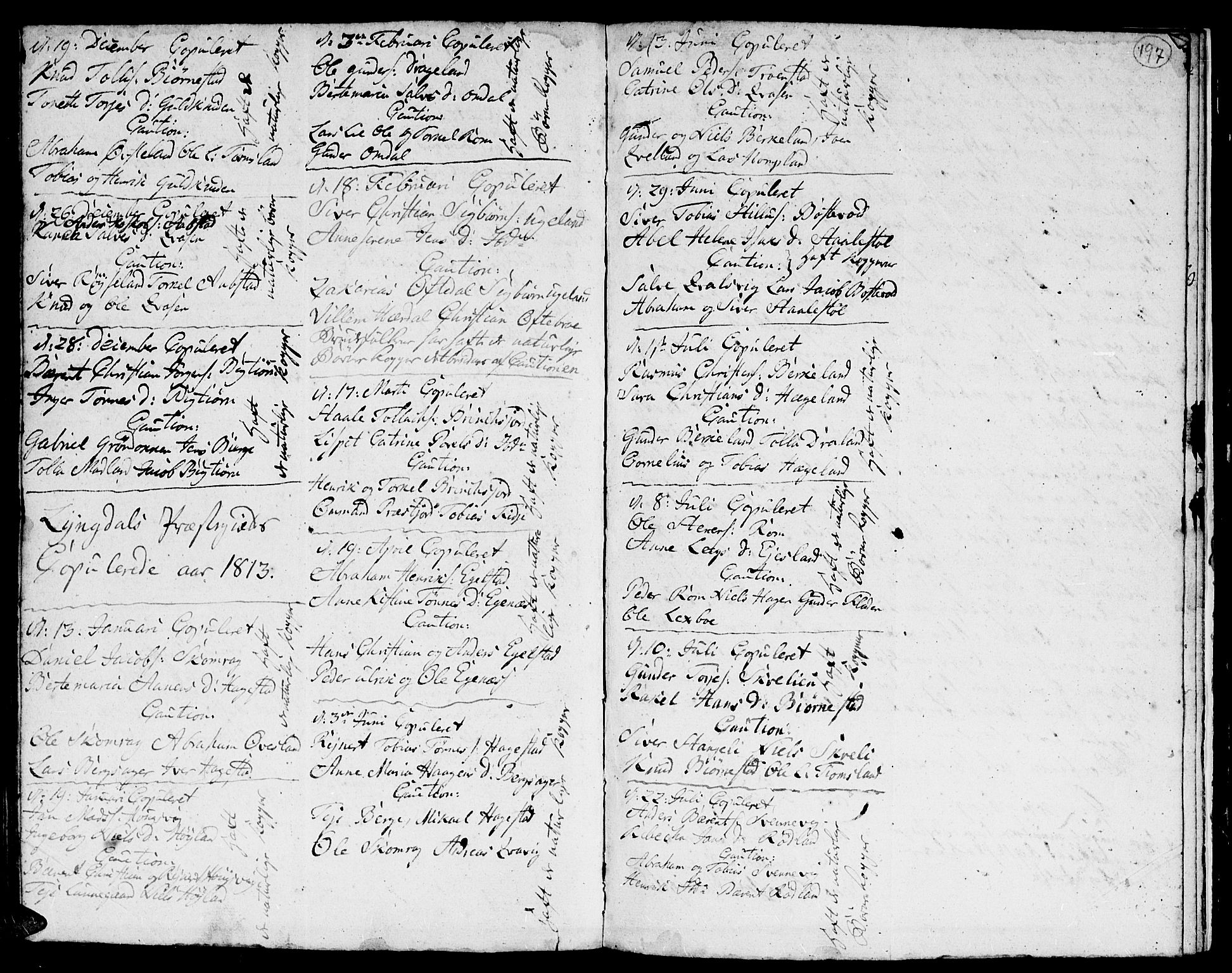 Lyngdal sokneprestkontor, SAK/1111-0029/F/Fa/Fac/L0002: Parish register (official) no. A 2, 1727-1815, p. 196-197