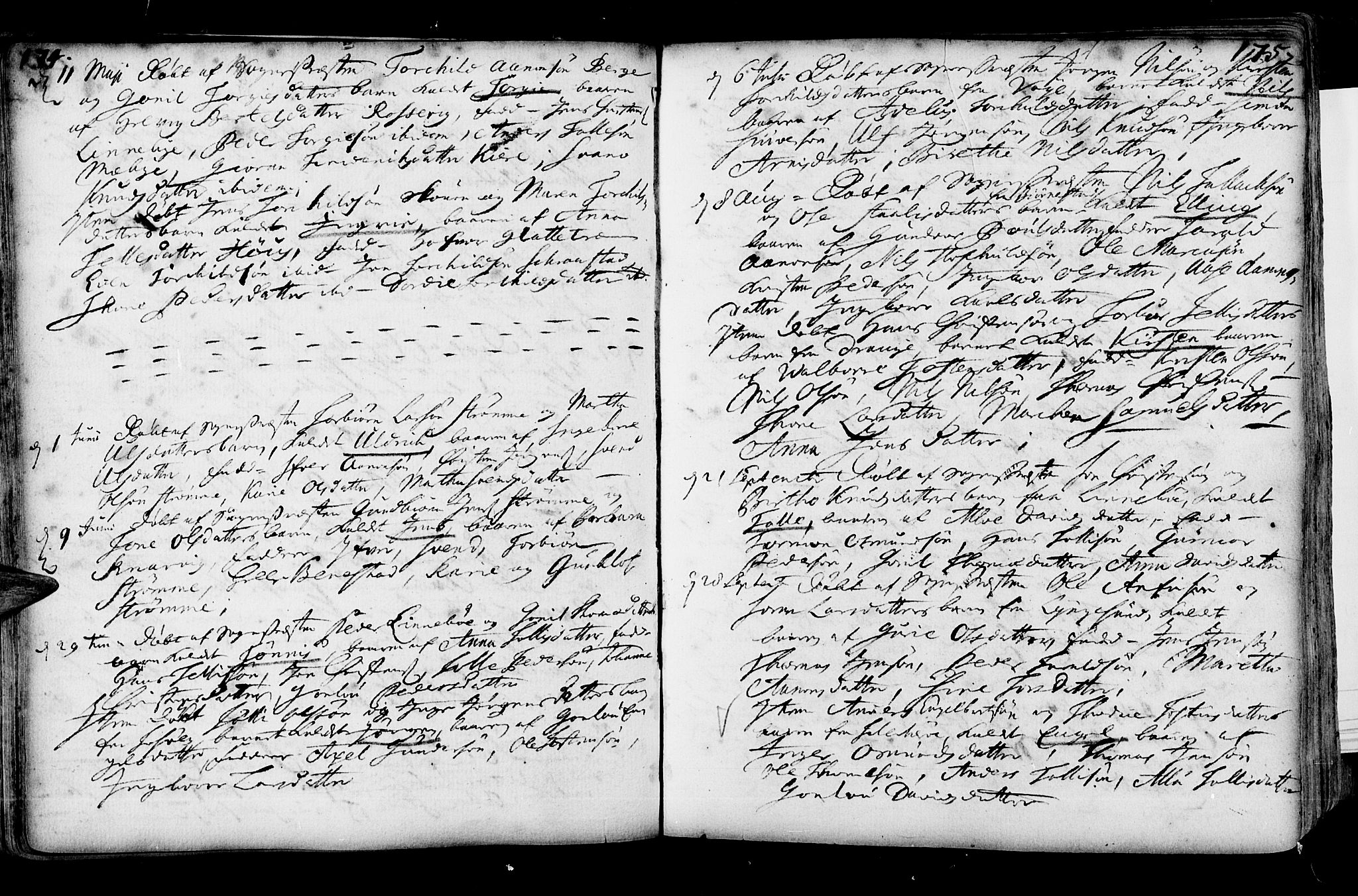 Oddernes sokneprestkontor, SAK/1111-0033/F/Fa/Faa/L0001: Parish register (official) no. A 1, 1692-1718, p. 174-175