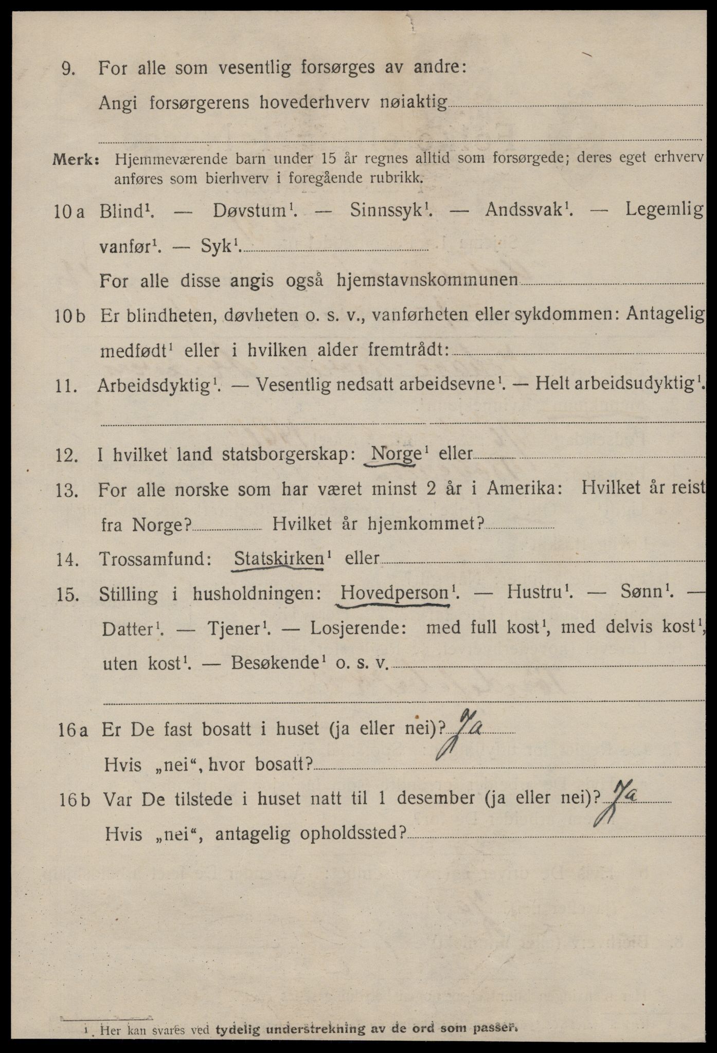 SAT, 1920 census for Ålesund, 1920, p. 26219