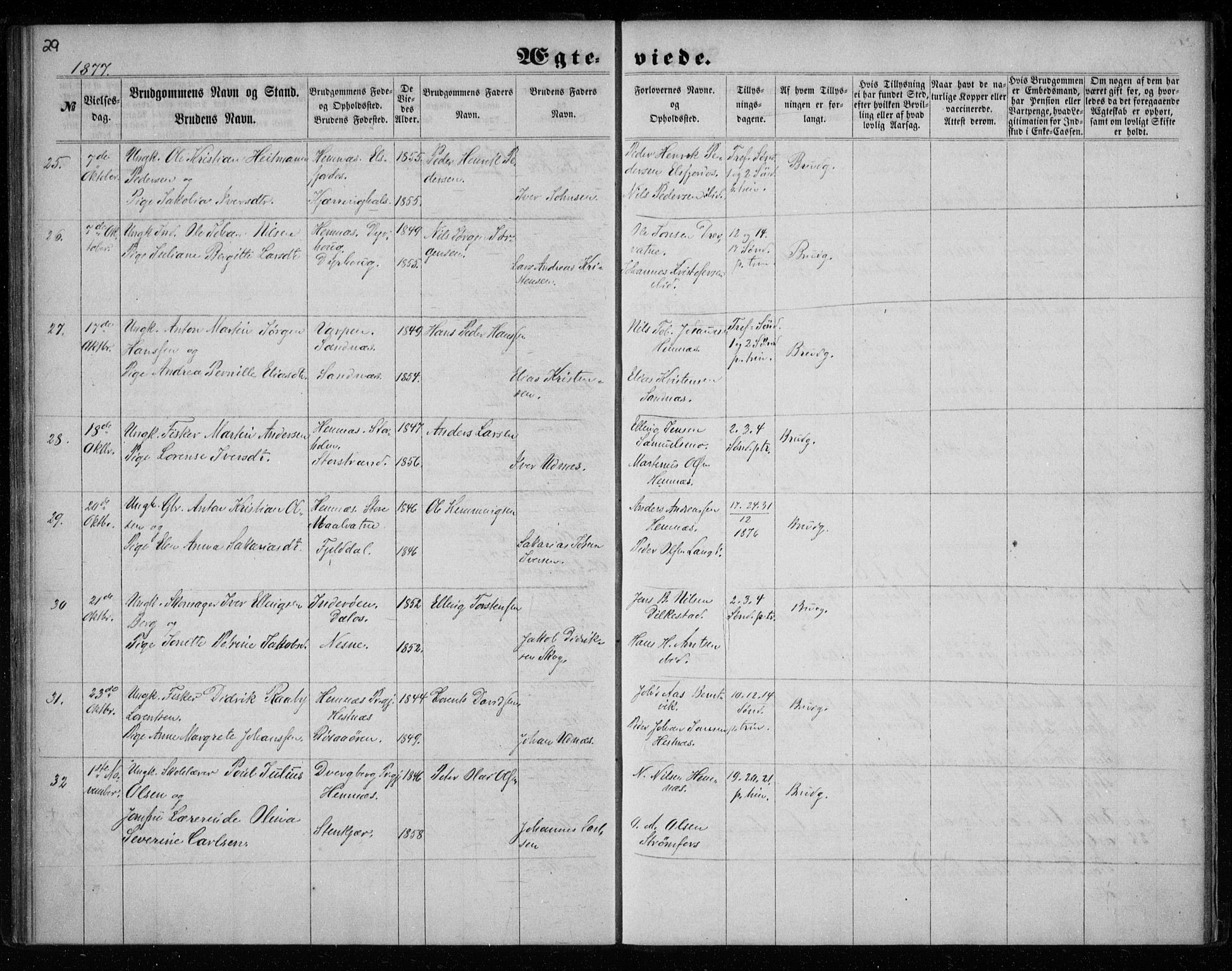 Ministerialprotokoller, klokkerbøker og fødselsregistre - Nordland, AV/SAT-A-1459/825/L0358: Parish register (official) no. 825A12, 1863-1878, p. 29