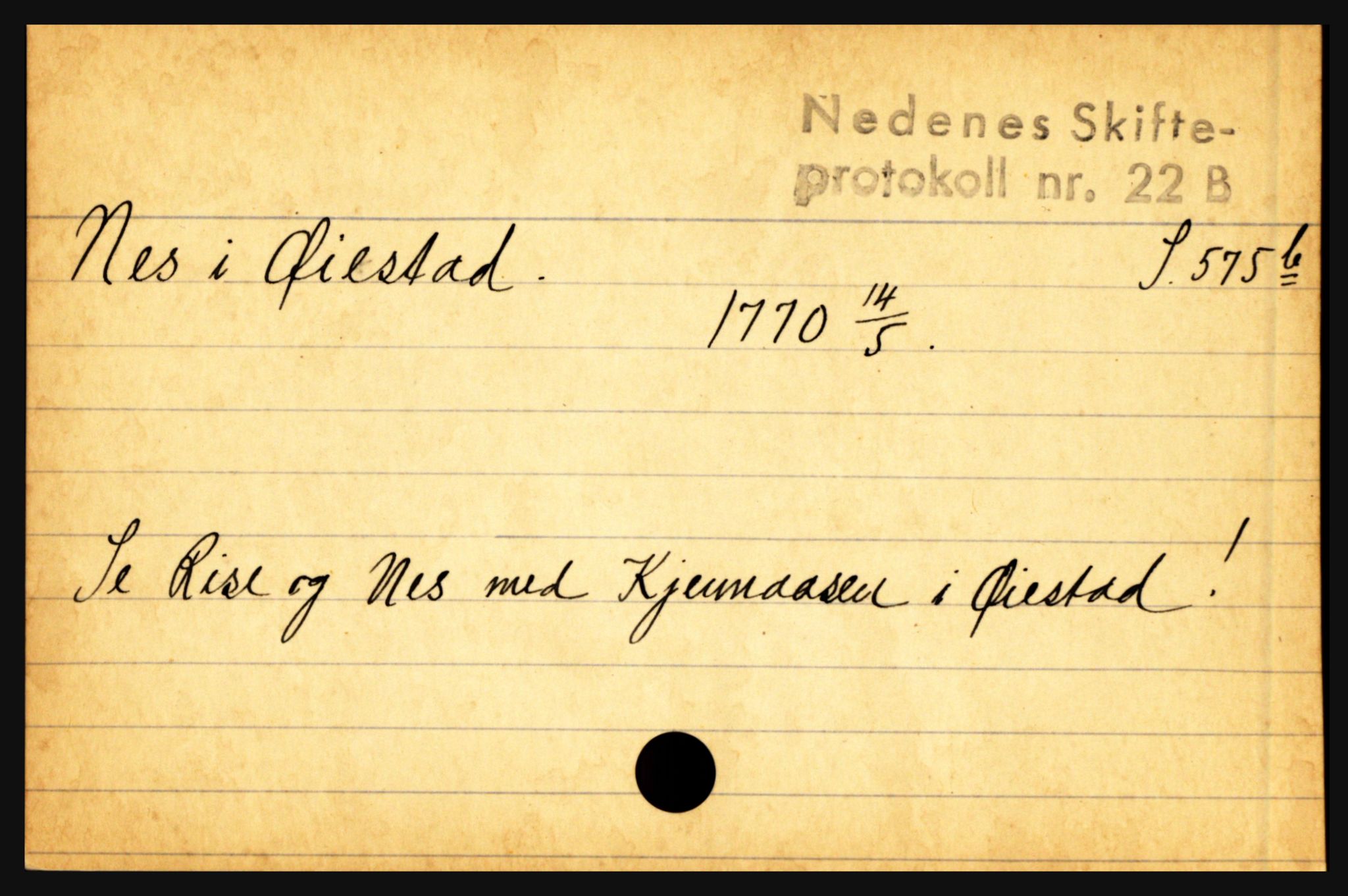 Nedenes sorenskriveri før 1824, AV/SAK-1221-0007/H, p. 21989