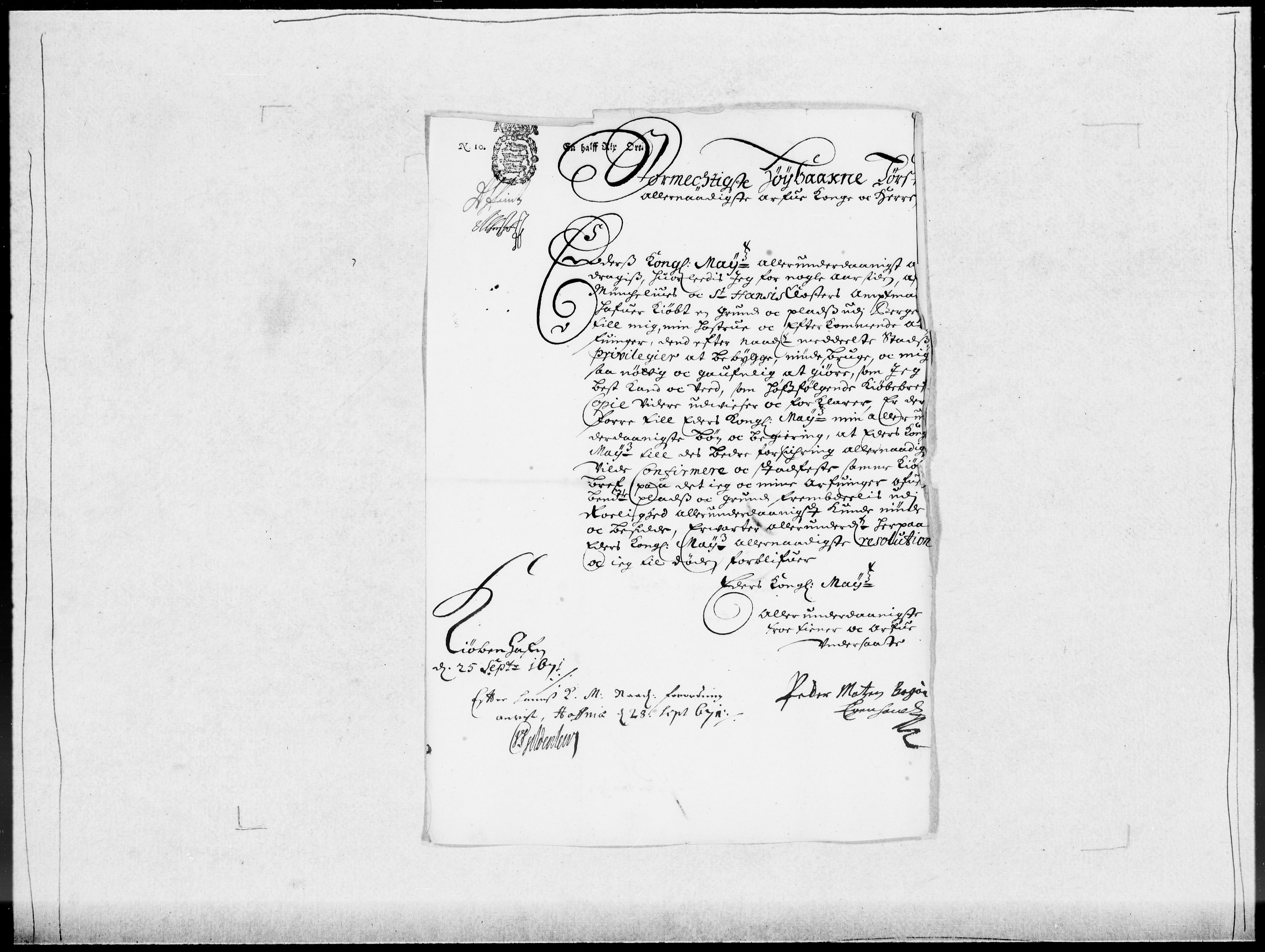 Danske Kanselli 1572-1799, AV/RA-EA-3023/F/Fc/Fcc/Fcca/L0031: Norske innlegg 1572-1799, 1671-1673, p. 177