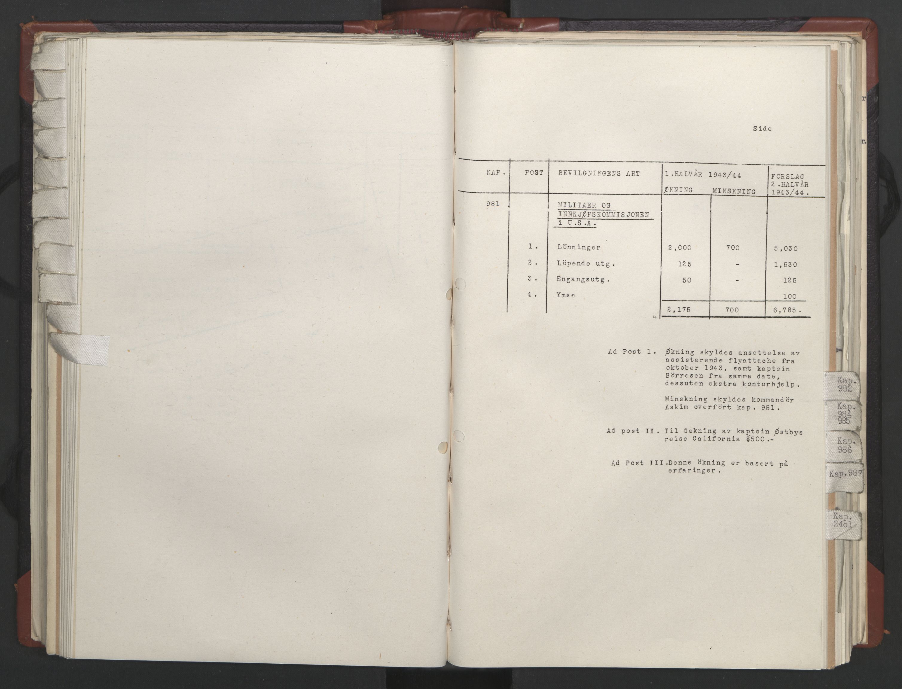 Statsrådssekretariatet, AV/RA-S-1001/A/Ac/L0124: Kgl. res. 14/1-30/6, 1944, p. 218