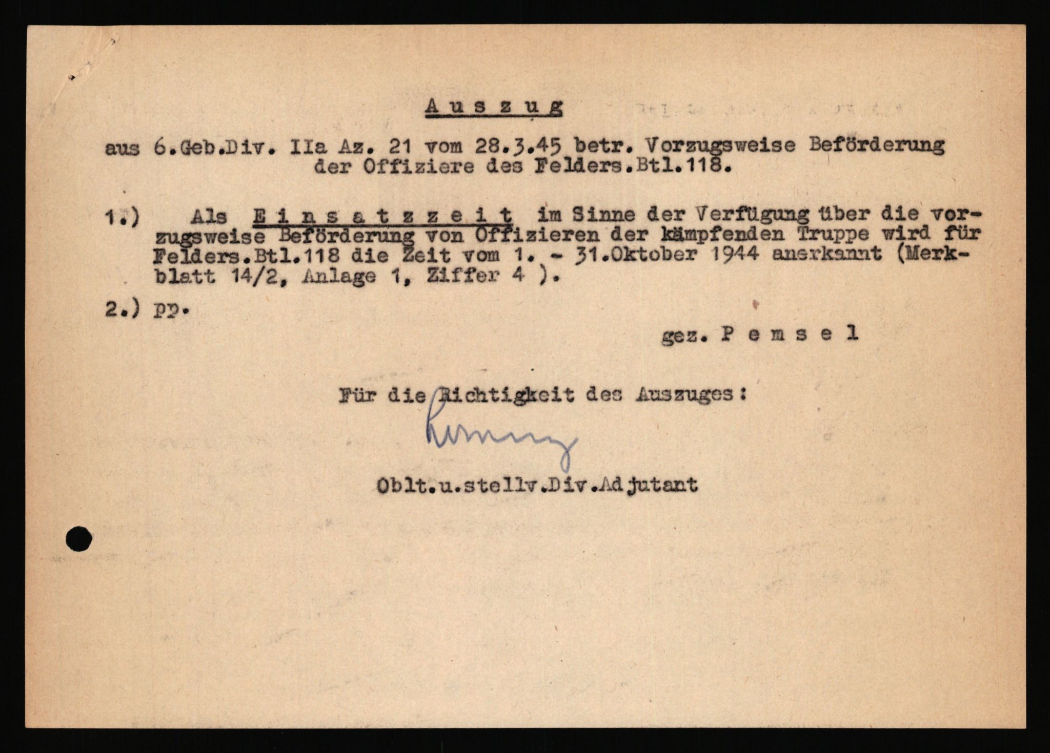 Forsvarets Overkommando. 2 kontor. Arkiv 11.4. Spredte tyske arkivsaker, AV/RA-RAFA-7031/D/Dar/Dara/L0018: Personalbøker, 1940-1945, p. 352