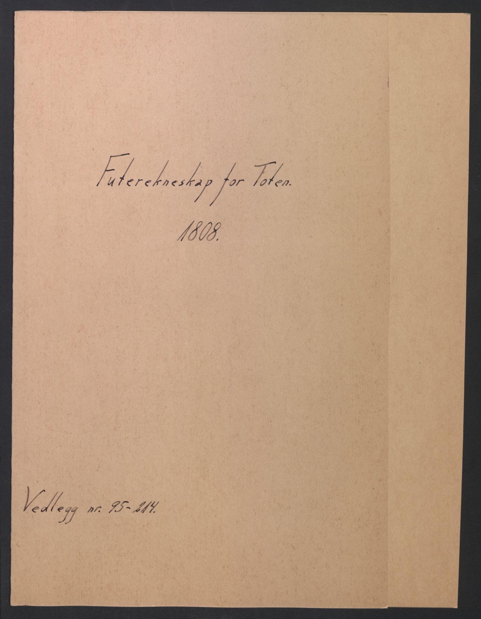 Rentekammeret inntil 1814, Reviderte regnskaper, Fogderegnskap, AV/RA-EA-4092/R19/L1396: Fogderegnskap Toten, Hadeland og Vardal, 1808, p. 335