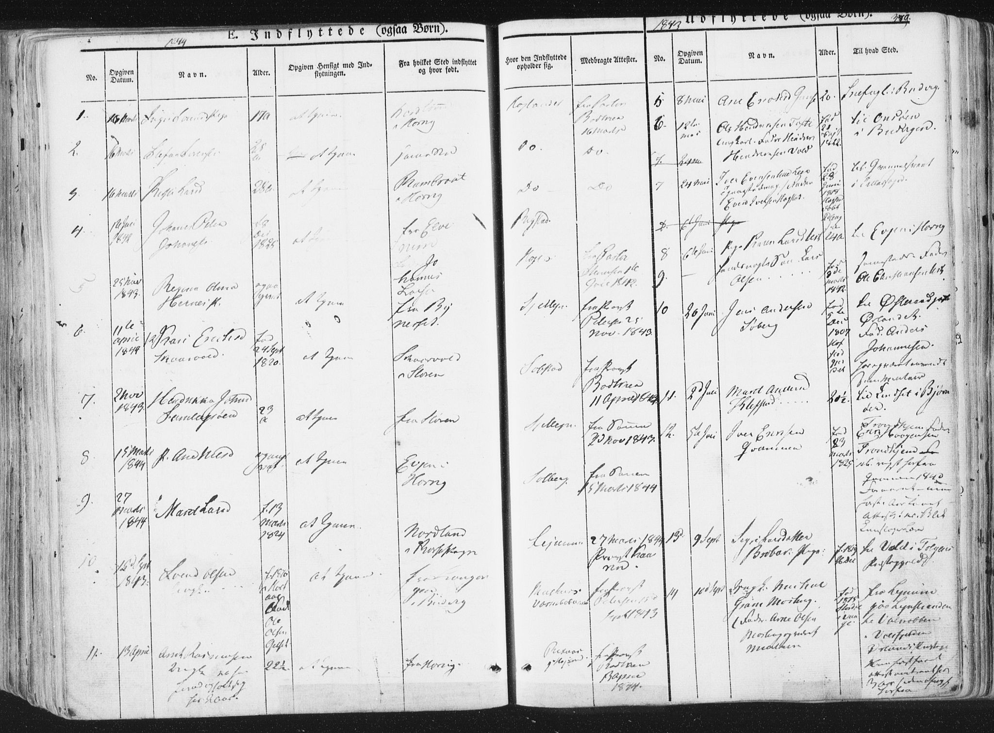Ministerialprotokoller, klokkerbøker og fødselsregistre - Sør-Trøndelag, SAT/A-1456/691/L1074: Parish register (official) no. 691A06, 1842-1852, p. 379