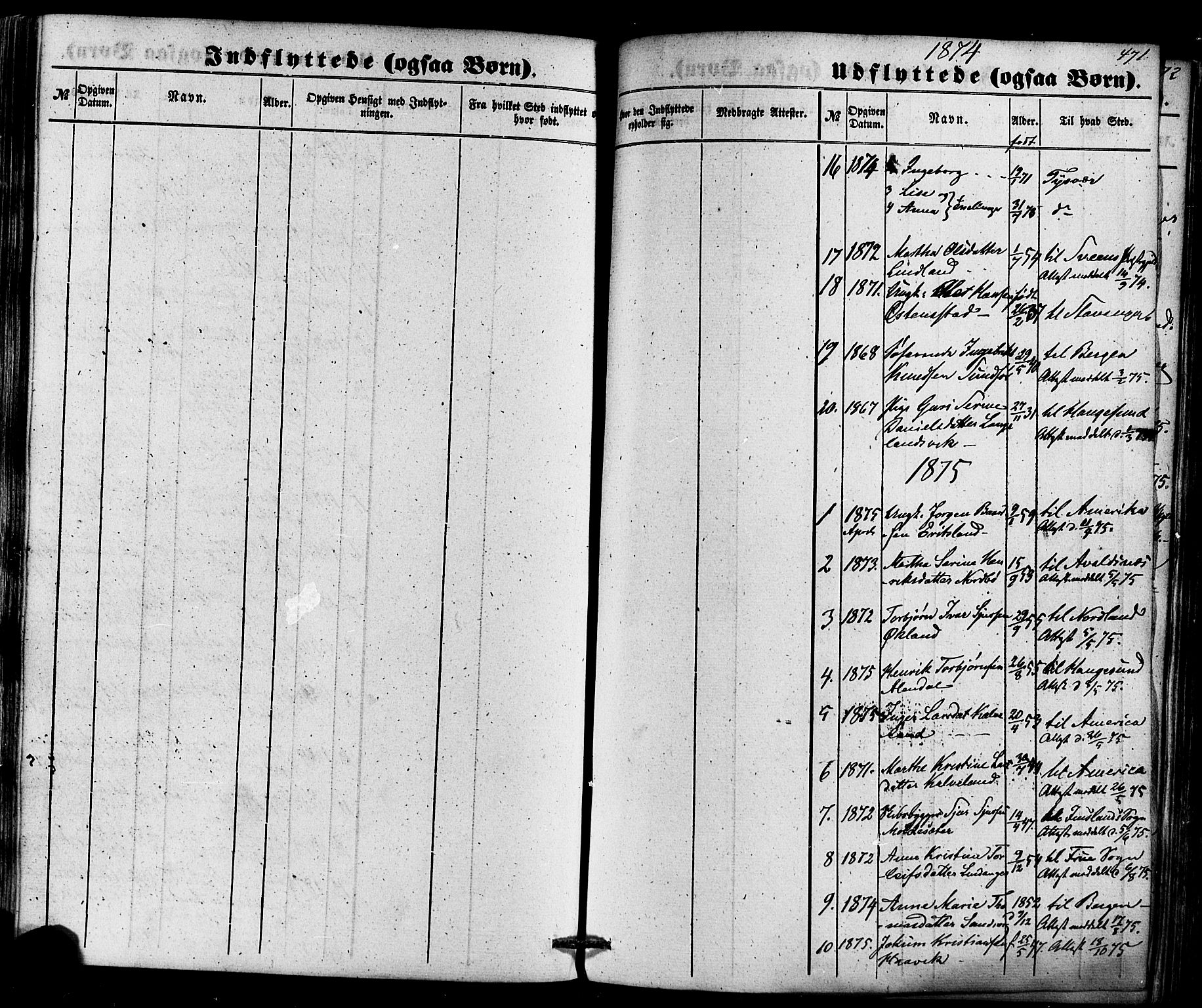 Skjold sokneprestkontor, AV/SAST-A-101847/H/Ha/Haa/L0008: Parish register (official) no. A 8, 1856-1882, p. 471