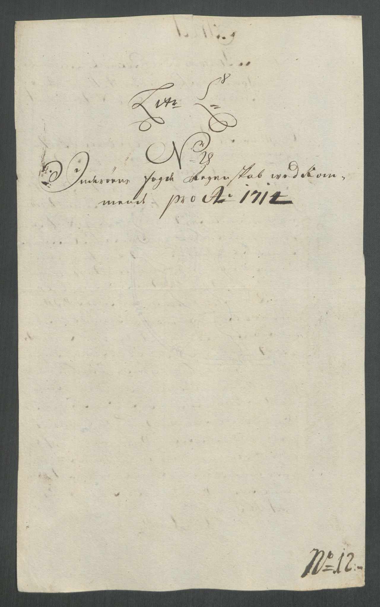 Rentekammeret inntil 1814, Reviderte regnskaper, Fogderegnskap, RA/EA-4092/R63/L4322: Fogderegnskap Inderøy, 1714, p. 294