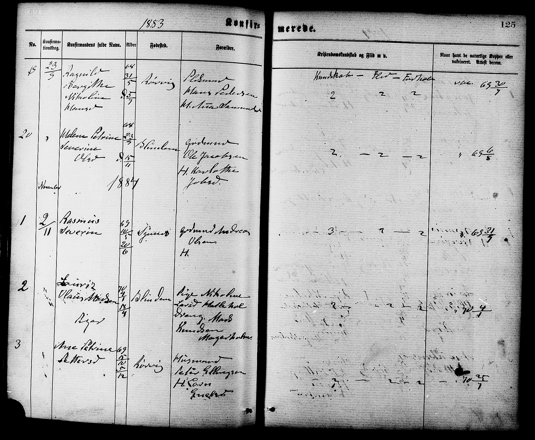 Ministerialprotokoller, klokkerbøker og fødselsregistre - Møre og Romsdal, AV/SAT-A-1454/537/L0519: Parish register (official) no. 537A03, 1876-1889, p. 125