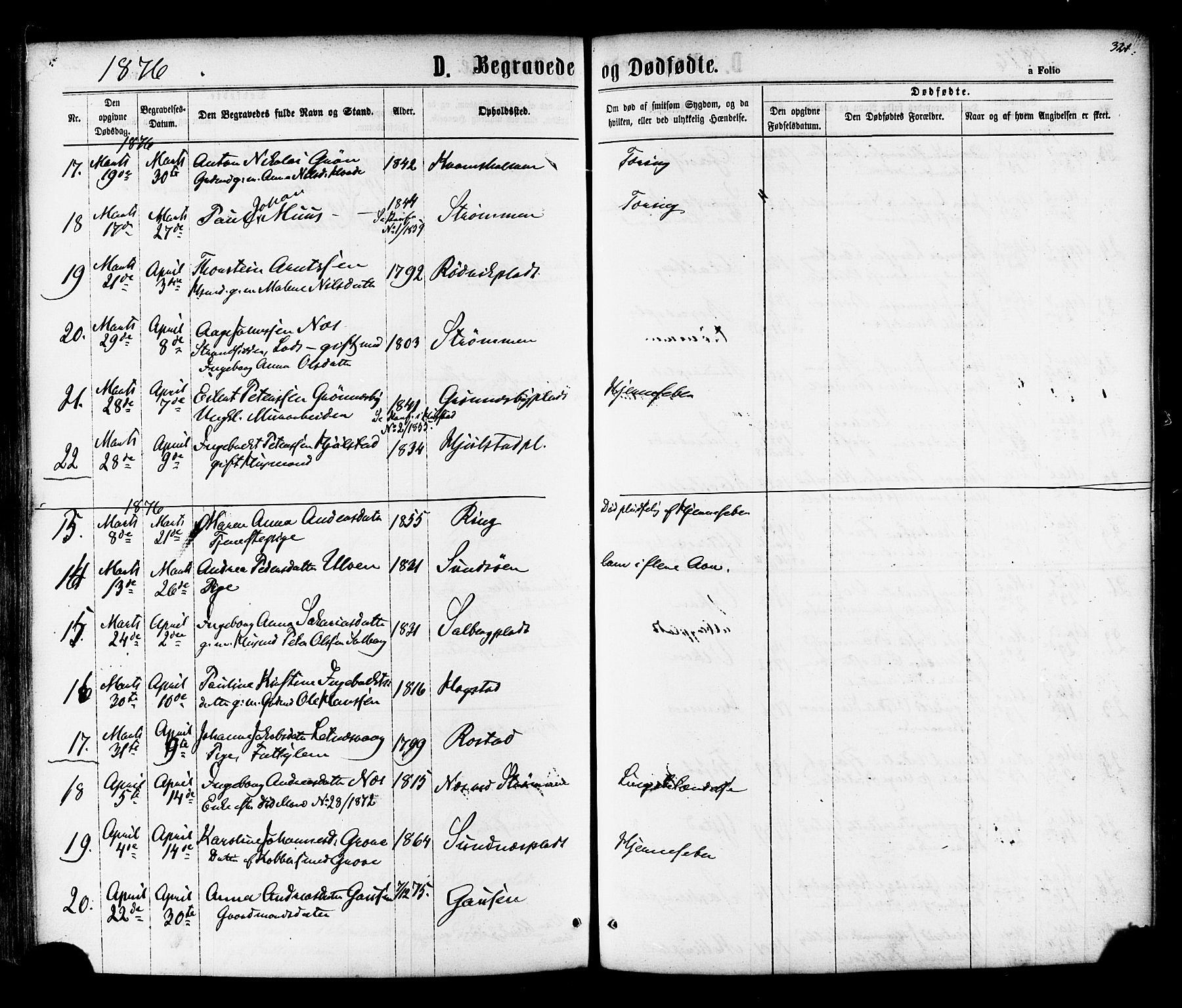 Ministerialprotokoller, klokkerbøker og fødselsregistre - Nord-Trøndelag, AV/SAT-A-1458/730/L0284: Parish register (official) no. 730A09, 1866-1878, p. 321