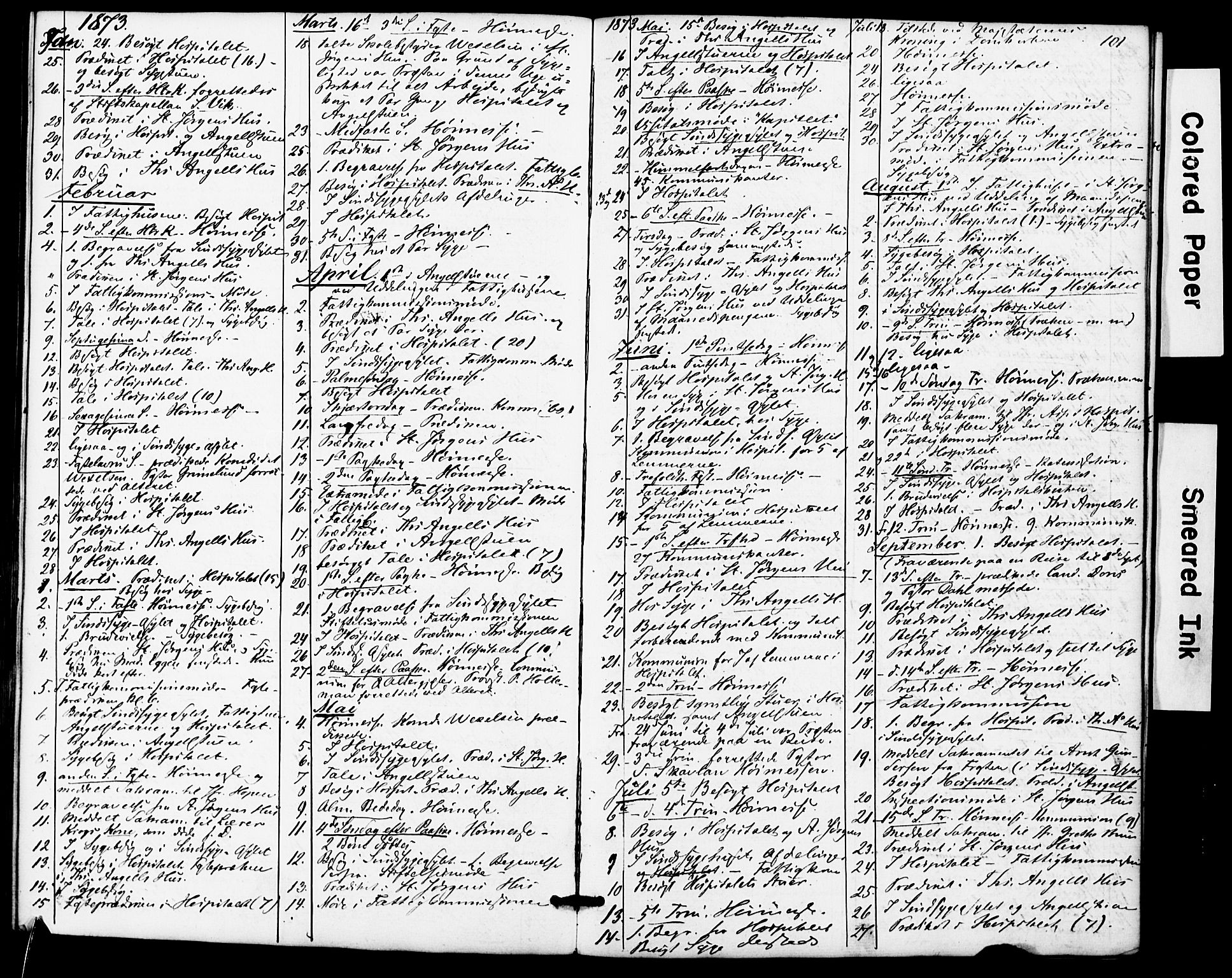Ministerialprotokoller, klokkerbøker og fødselsregistre - Sør-Trøndelag, SAT/A-1456/623/L0469: Parish register (official) no. 623A03, 1868-1883, p. 101
