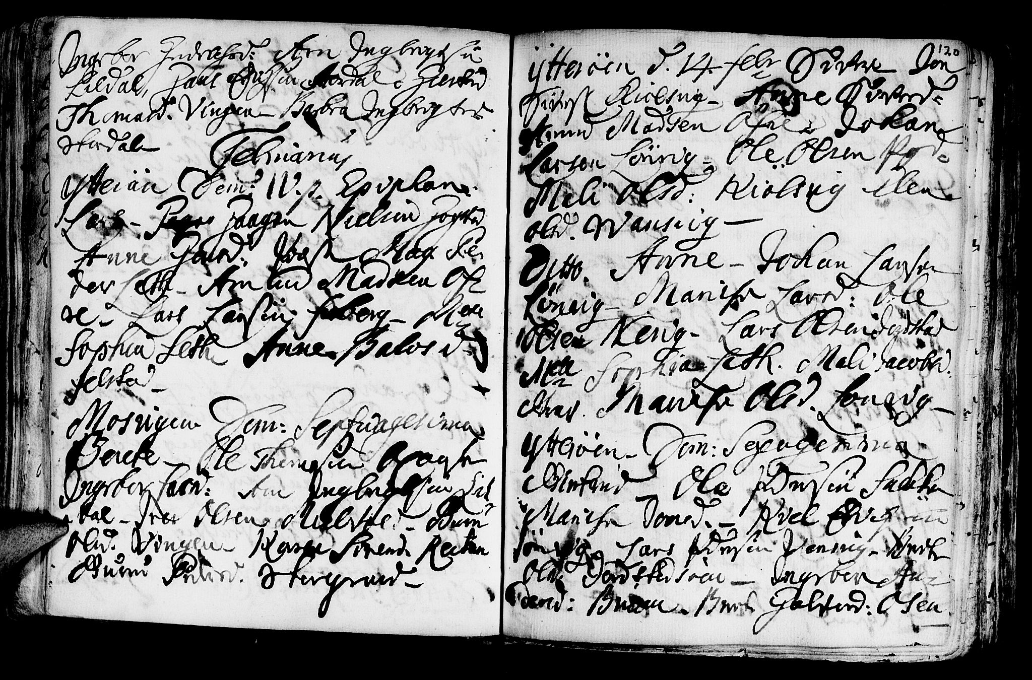 Ministerialprotokoller, klokkerbøker og fødselsregistre - Nord-Trøndelag, SAT/A-1458/722/L0215: Parish register (official) no. 722A02, 1718-1755, p. 120