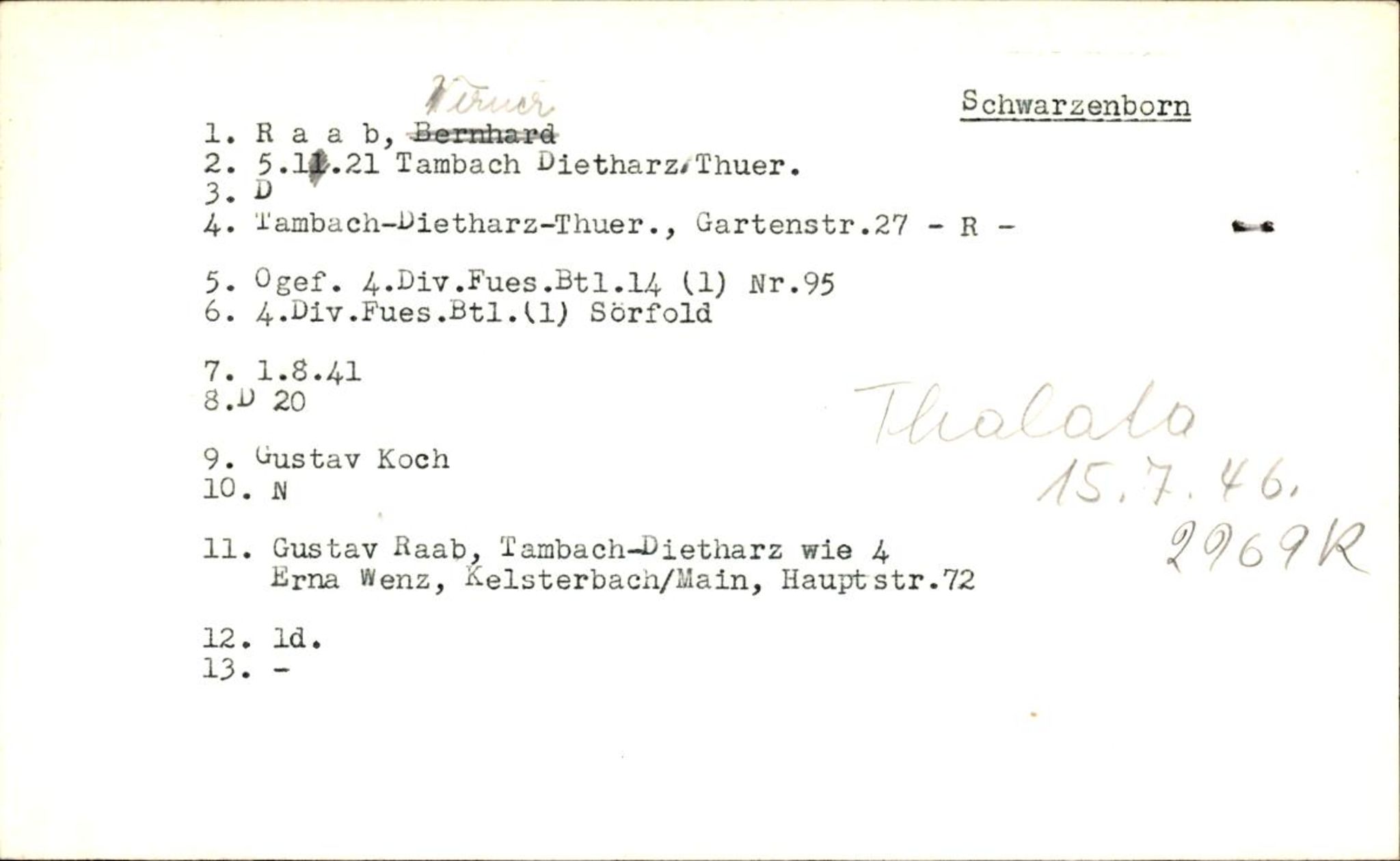 Hjemsendte tyskere , RA/RAFA-6487/D/Db/L0021: Paüls-Raglewaski, 1945-1947, p. 1224