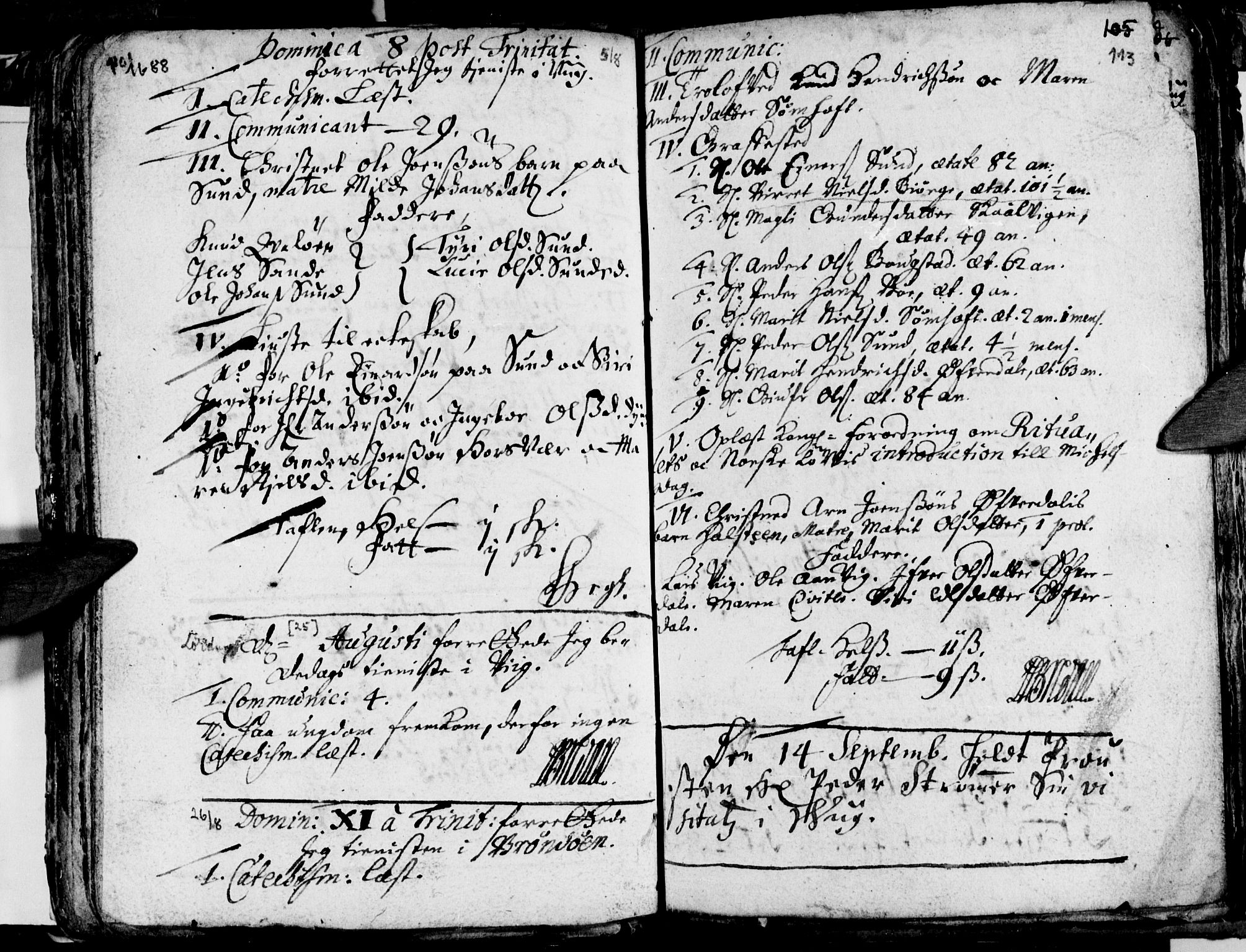 Ministerialprotokoller, klokkerbøker og fødselsregistre - Nordland, AV/SAT-A-1459/812/L0172: Parish register (official) no. 812A01, 1677-1718, p. 113