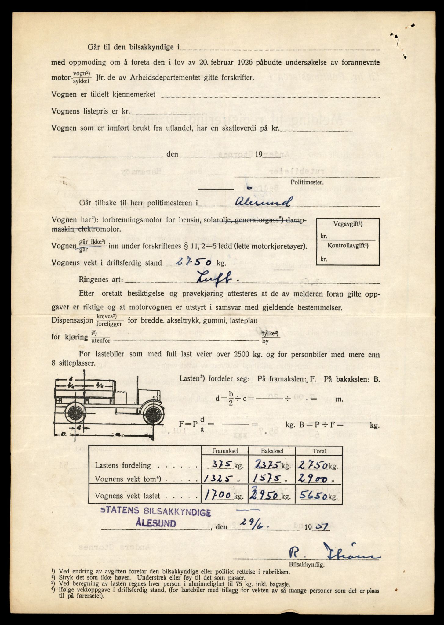 Møre og Romsdal vegkontor - Ålesund trafikkstasjon, AV/SAT-A-4099/F/Fe/L0010: Registreringskort for kjøretøy T 1050 - T 1169, 1927-1998, p. 2944