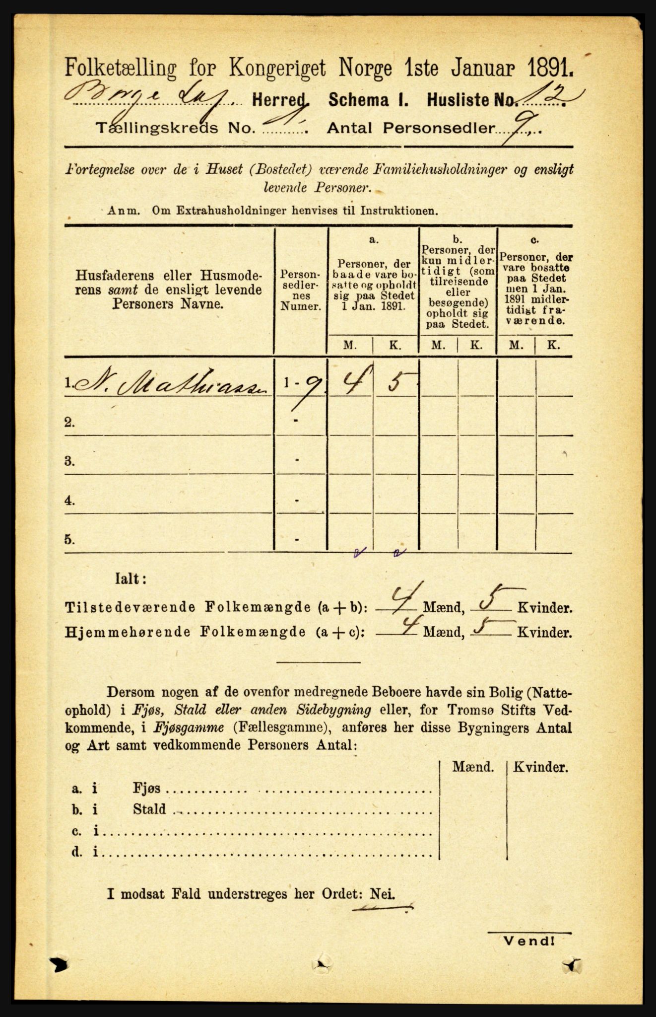 RA, 1891 census for 1862 Borge, 1891, p. 37