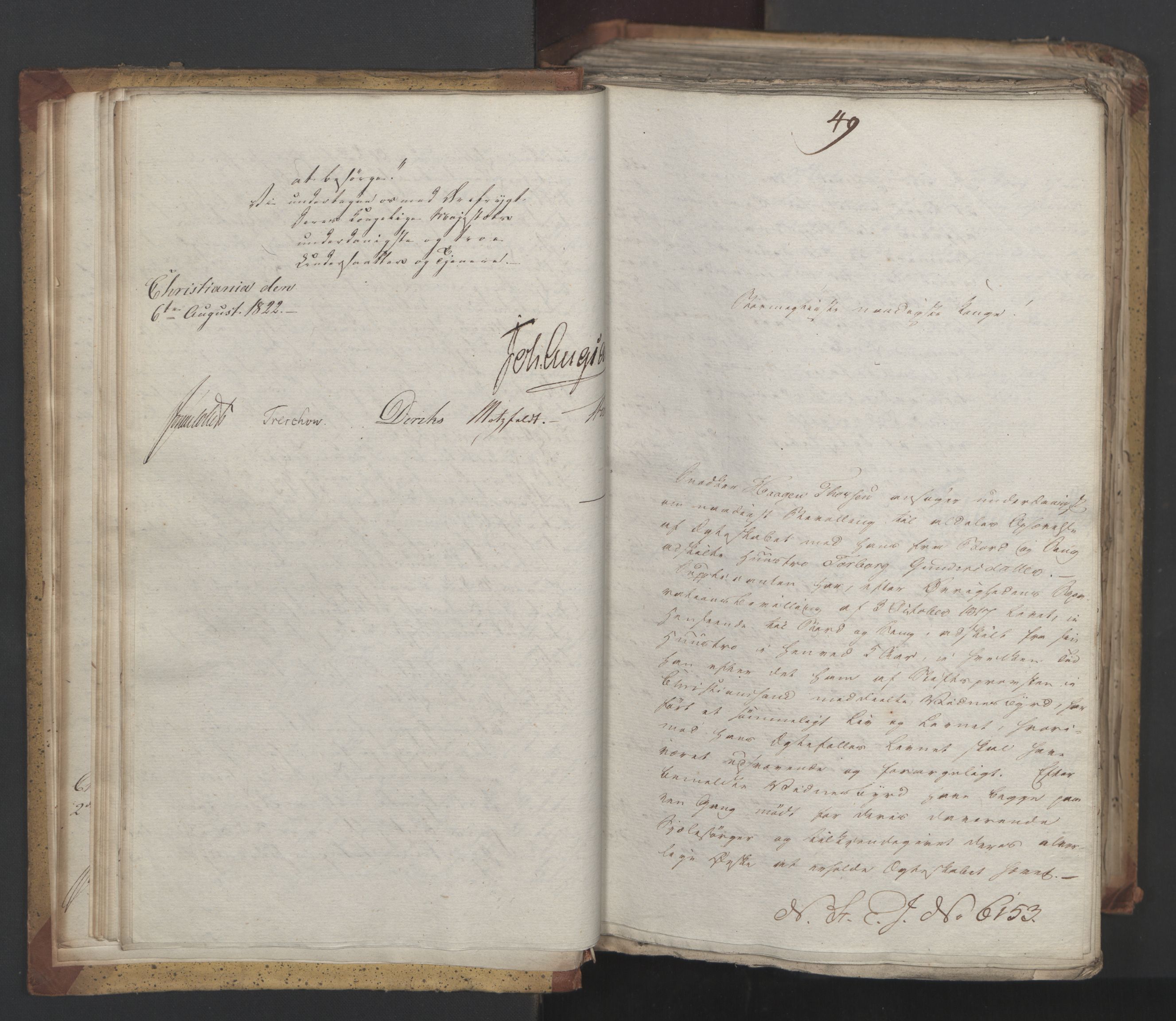 Statsrådsavdelingen i Stockholm, RA/S-1003/D/Da/L0032: Regjeringsinnstillinger nr. 6140-6355, 1822, p. 29